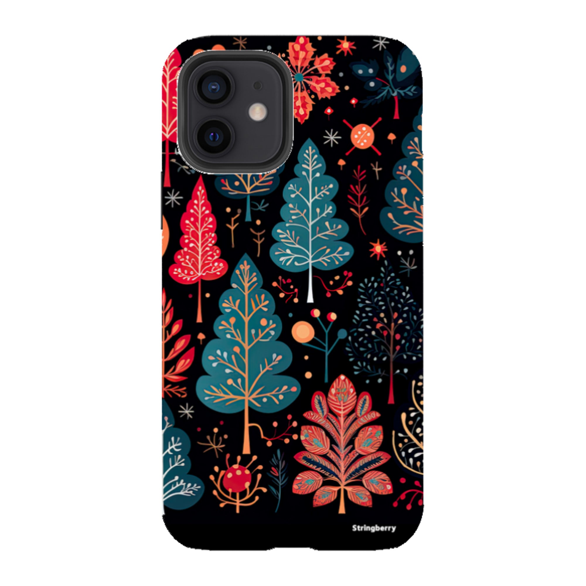 iPhone Tough Case - Dark Winter Forest