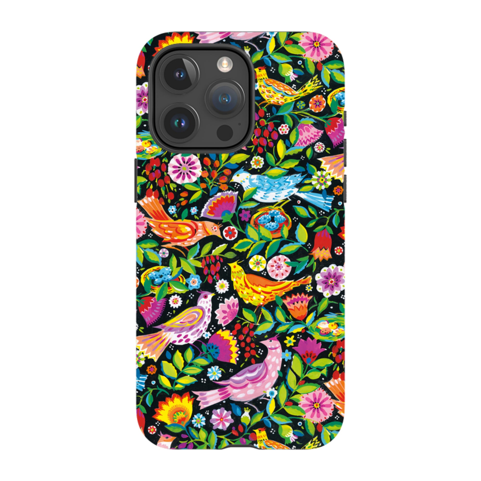 iPhone Tough Case - Folk Birds By Sarah Campbell
