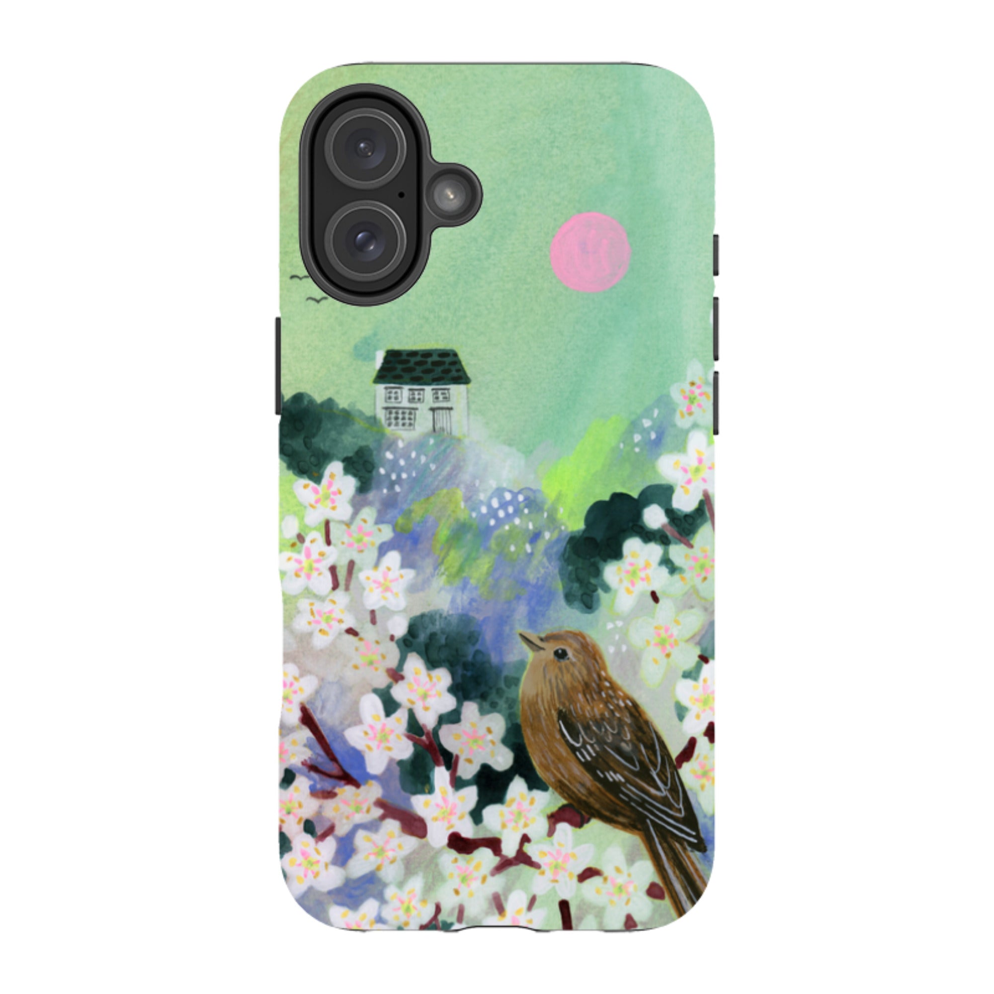 iPhone Tough Case - Blackthorn in the Valley By Lee Foster Wilson