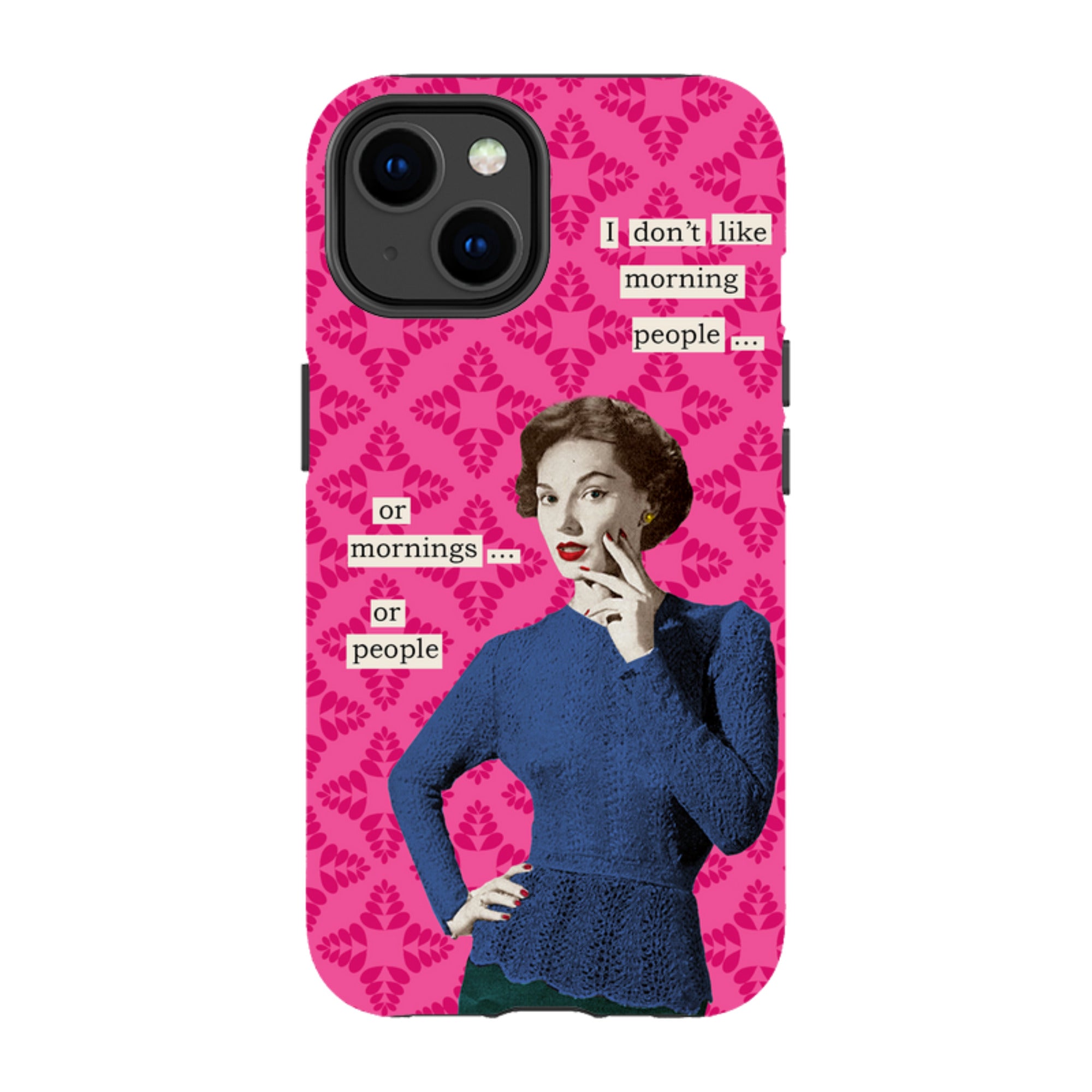 iPhone Tough Case - Morning Person By Clare Jordan