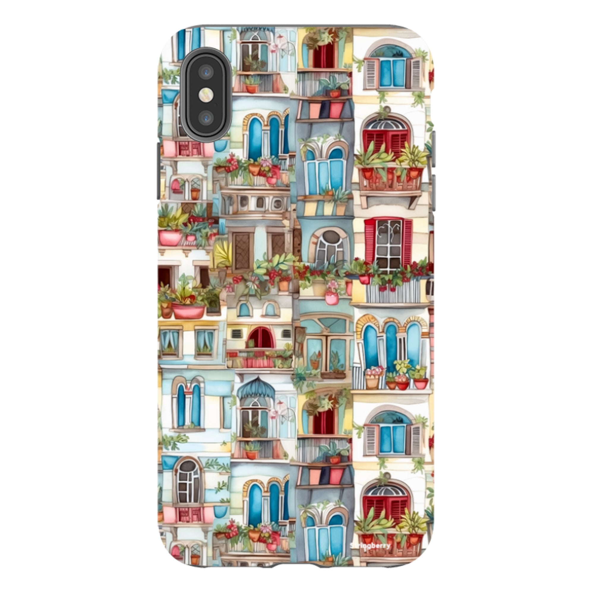 iPhone Tough Case - Floral Balcony II