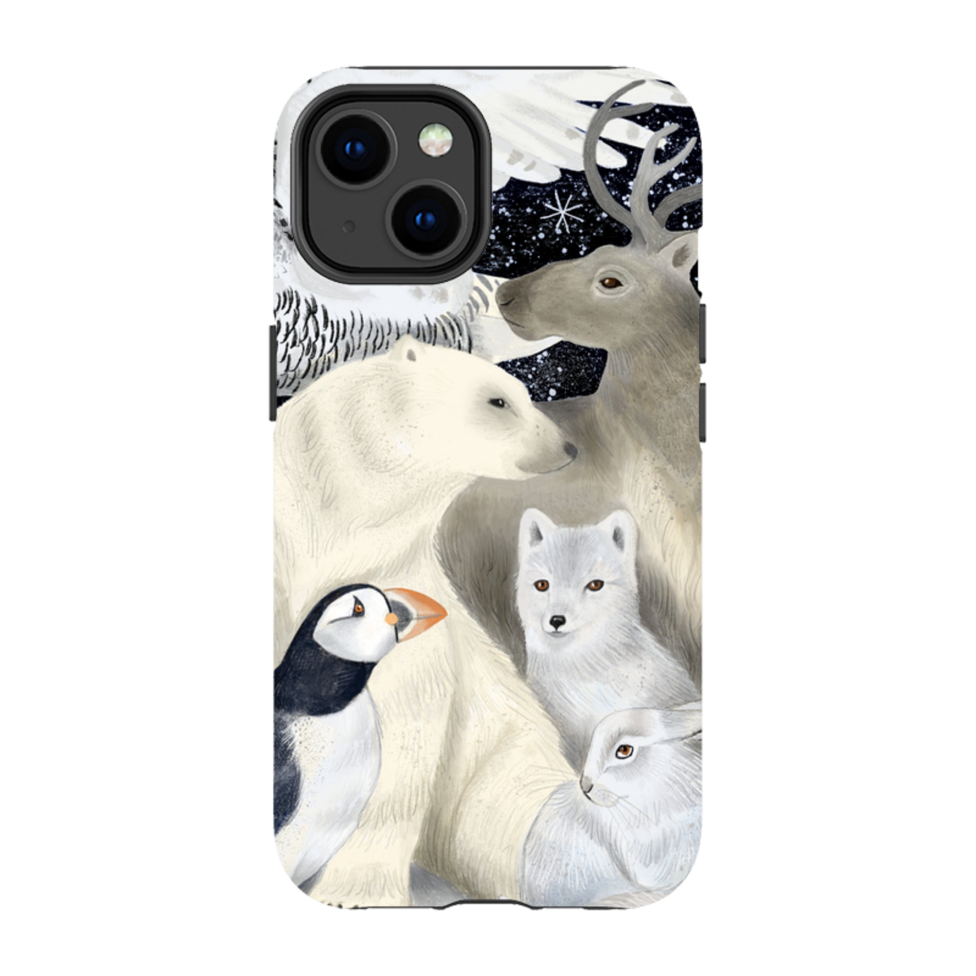 iPhone Tough Case - Creatures Of The North By Bex Parkin