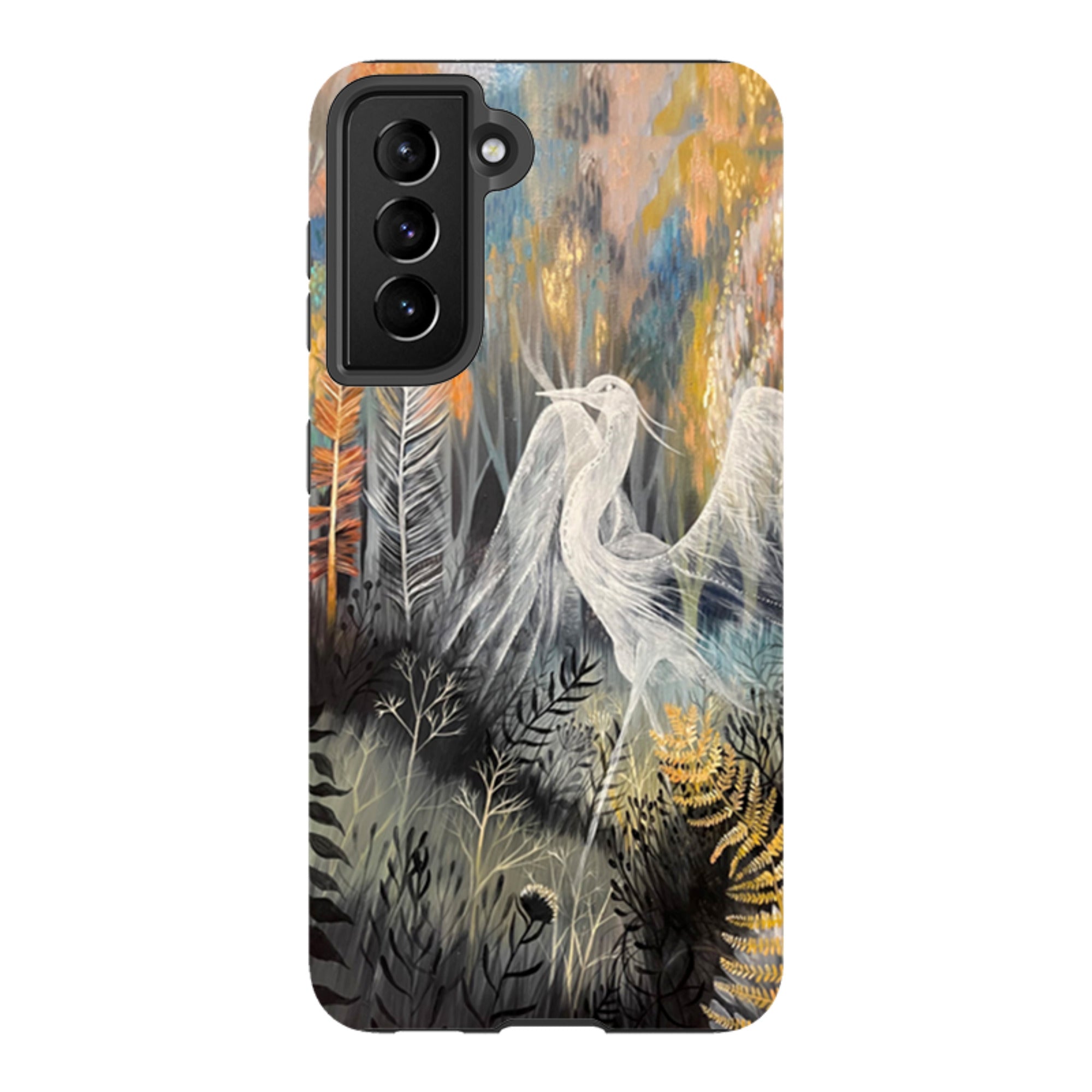 Samsung Tough Case - Ghost Heron By Mia Underwood