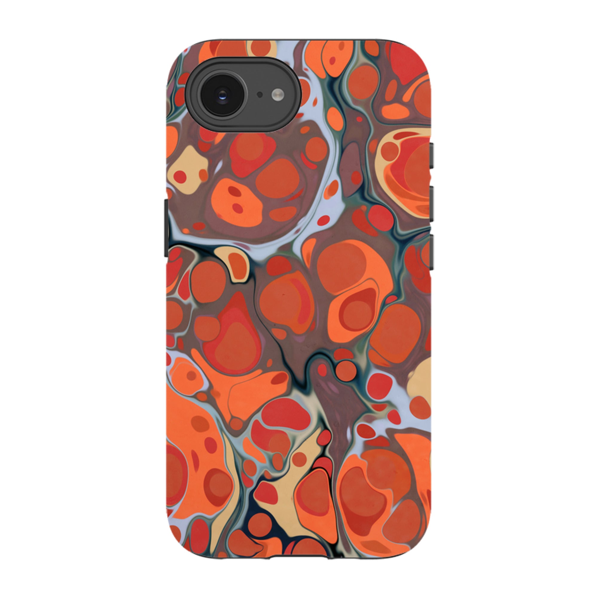 iPhone Tough Case - Flaming Volcano