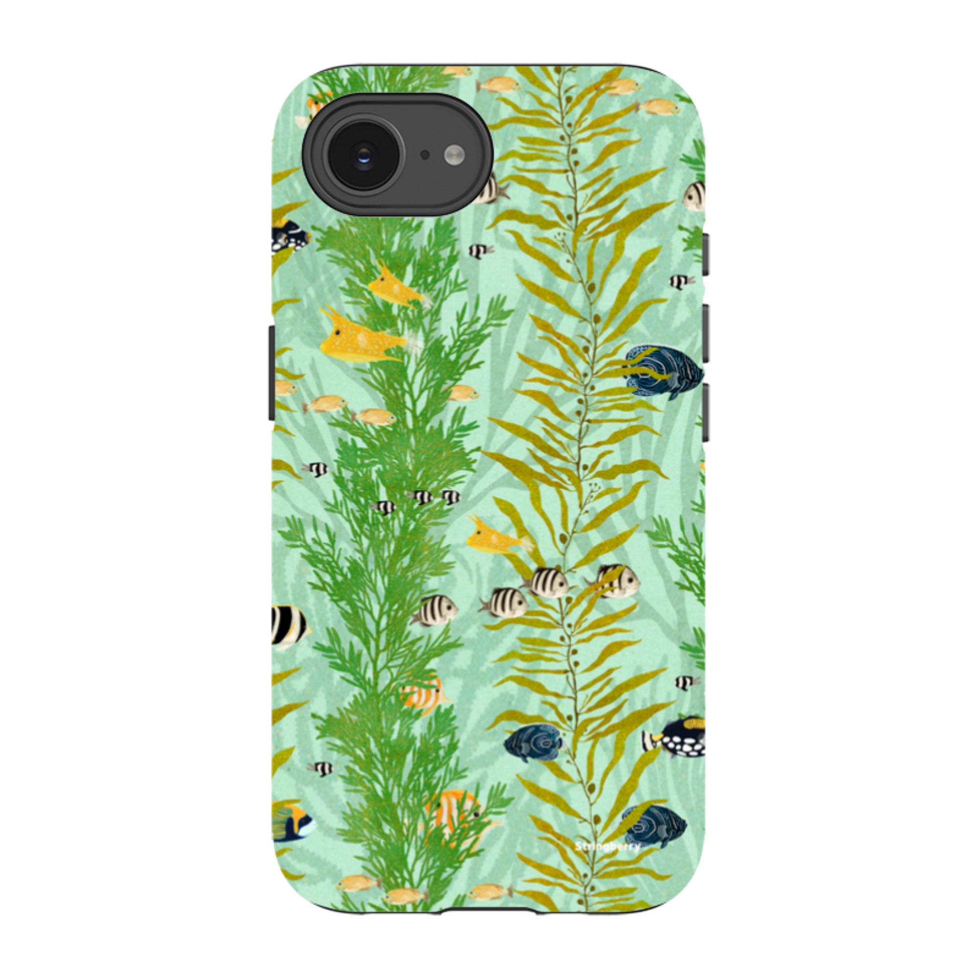 iPhone Tough Case - Reef Stripe By Katherine Quinn