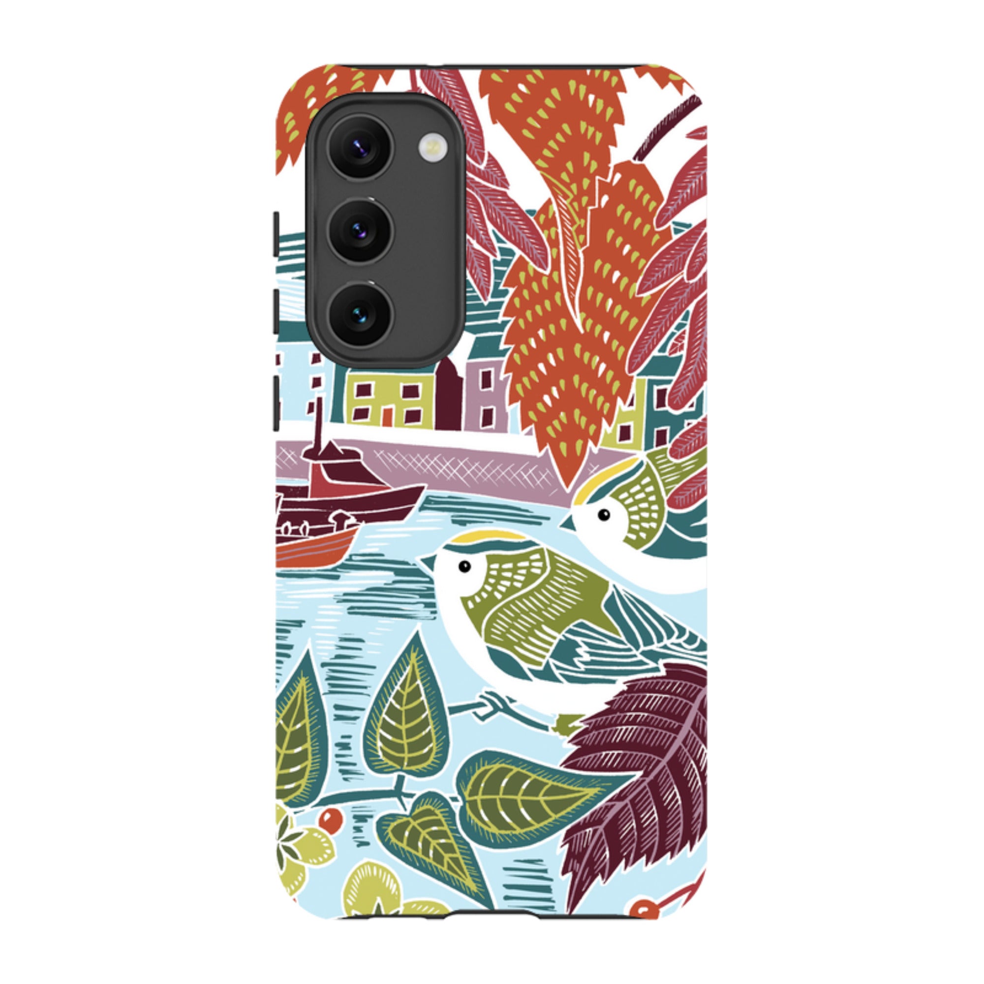 Samsung Tough  Case - Goldcrests Harbour By Kate heiss
