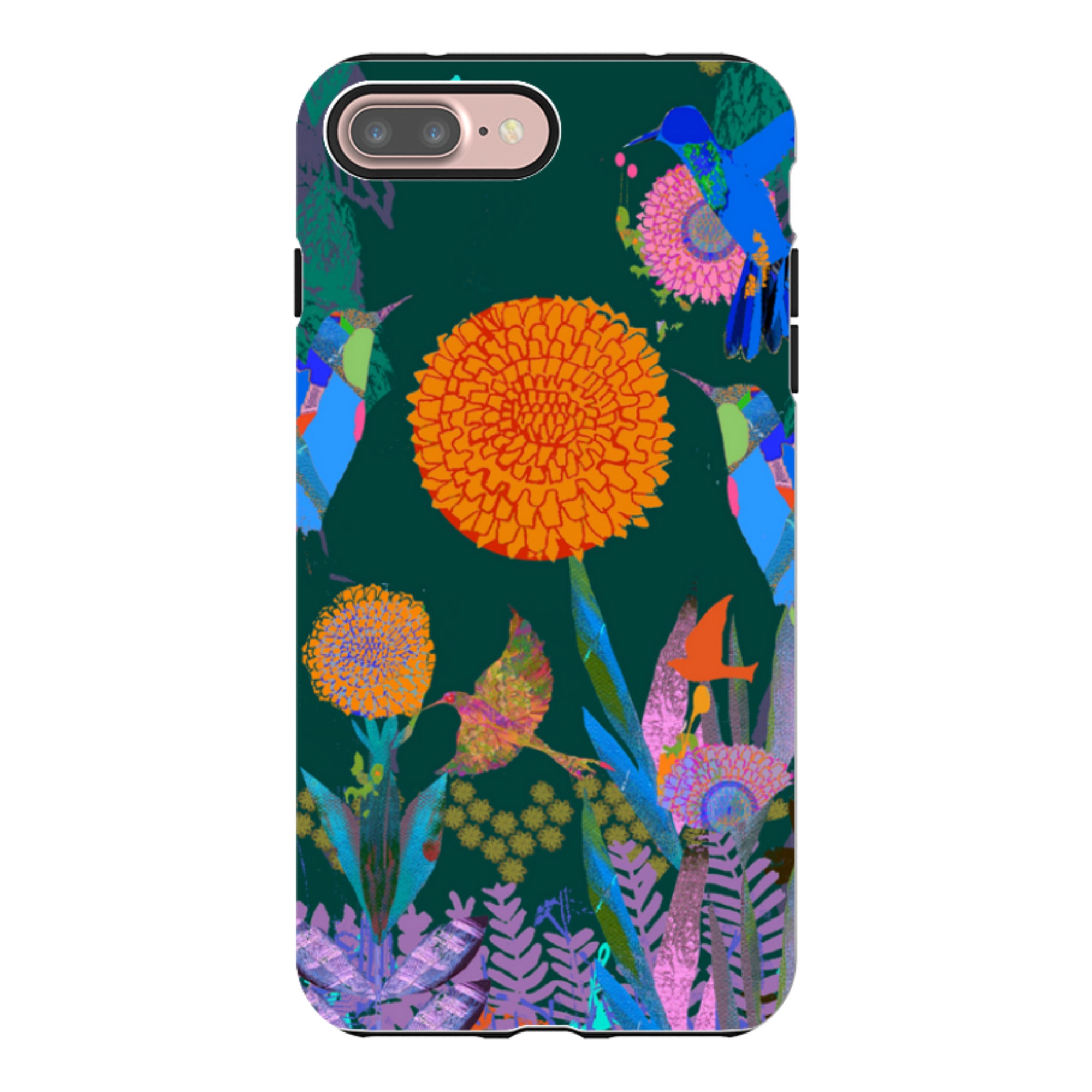 iPhone Tough Case - Hummingbird Forest By Tiffany Lynch