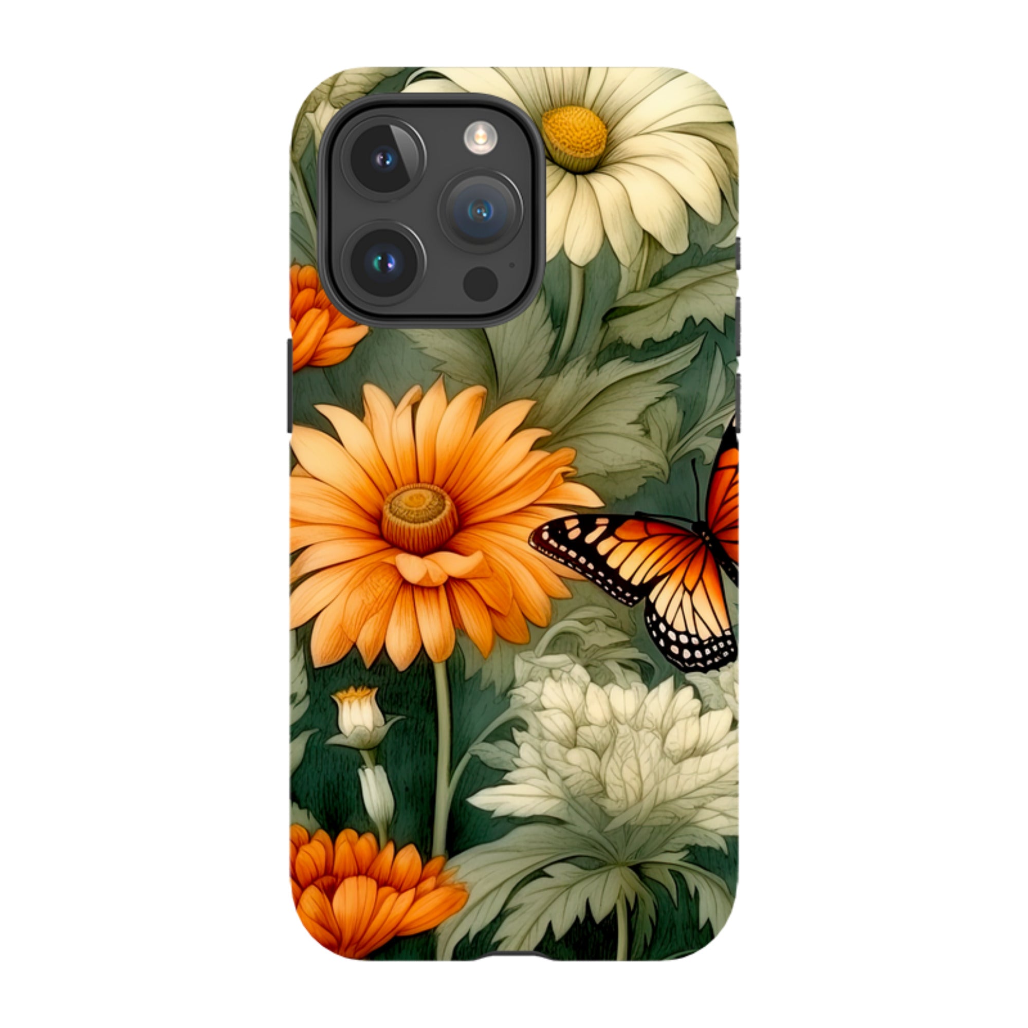 iPhone MagSafe Tough Case - Butterfly Daisies IV