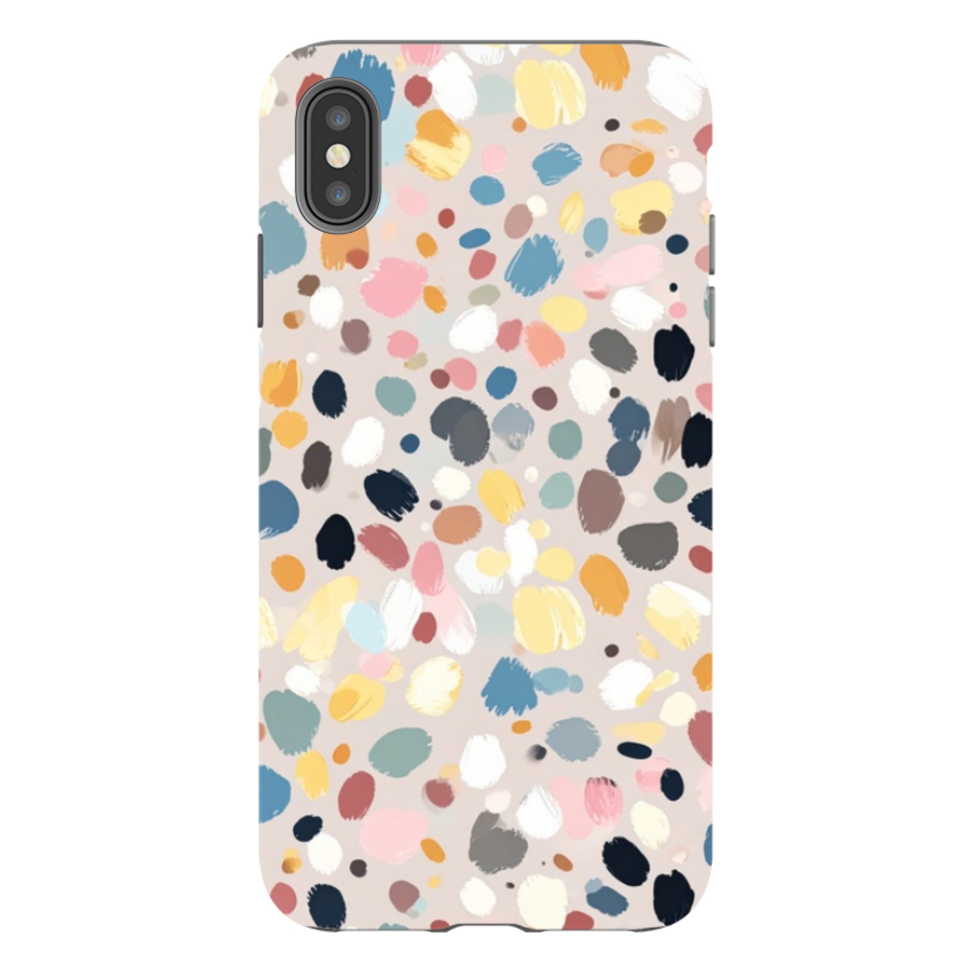 iPhone Tough Case - Summer Polka