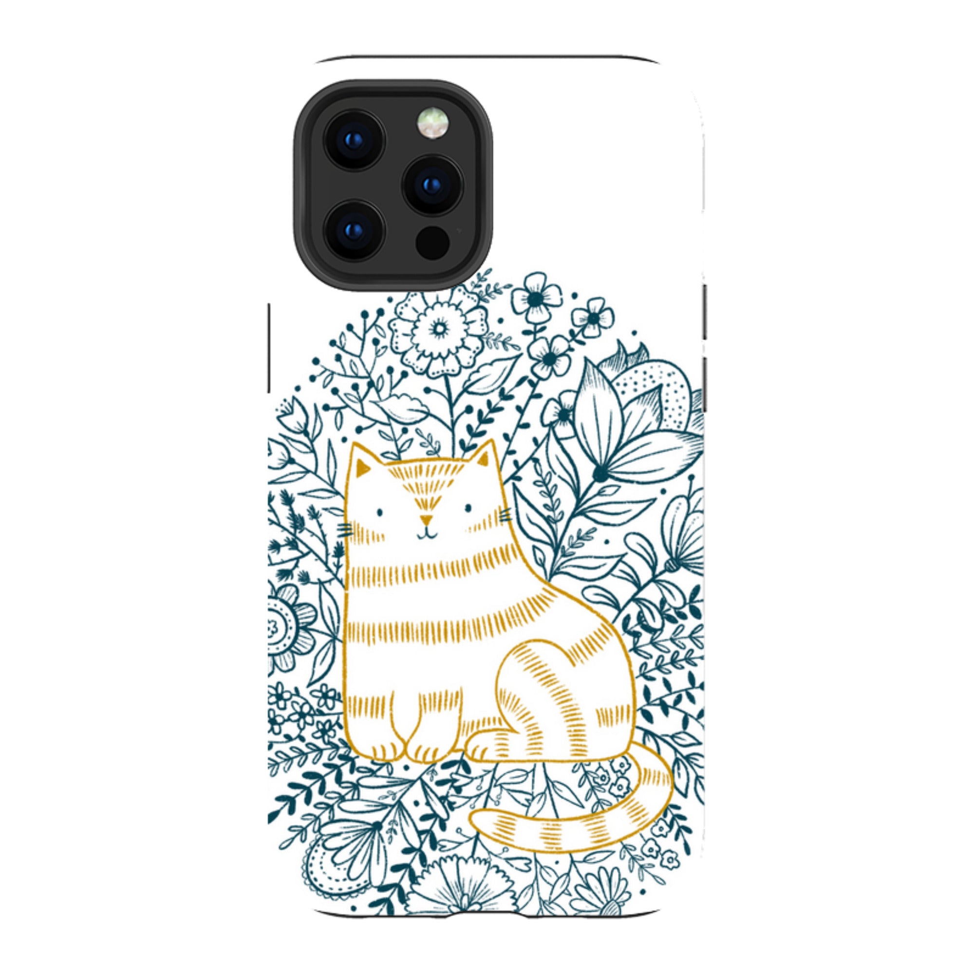 iPhone Tough Case - Cat Design By Suzy Taylor