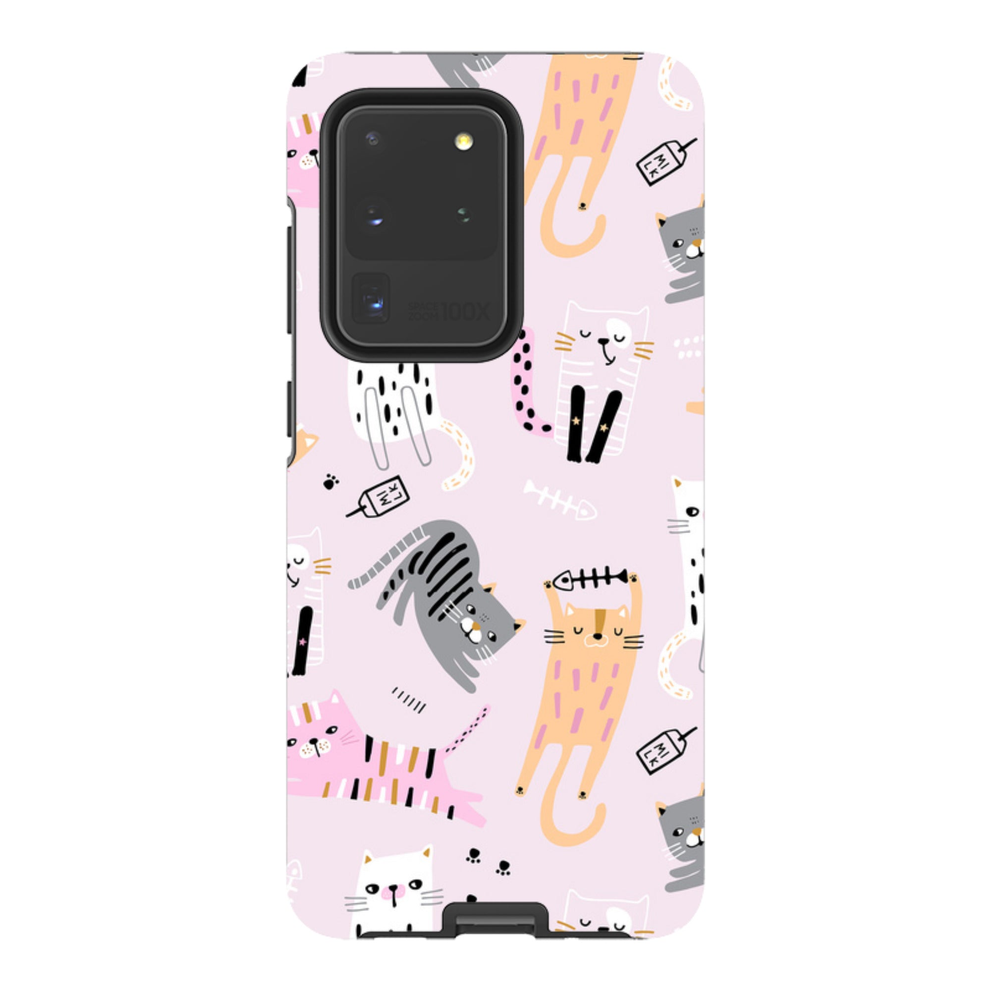 Samsung Tough Case - Cat And Bone Pink