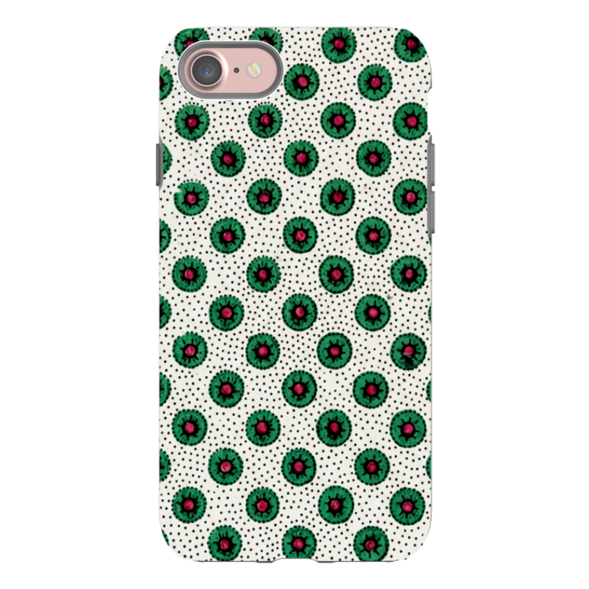 iPhone Tough Case - Green Medallion
