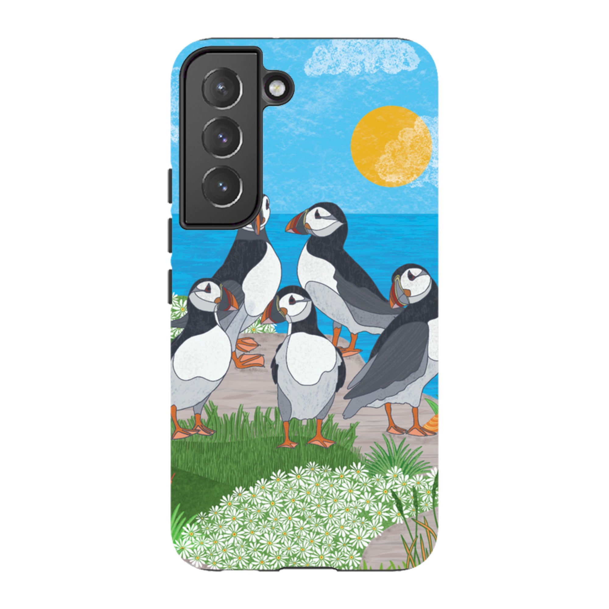 Samsung Tough Case - Puffins By Natalie Pedetti Prack