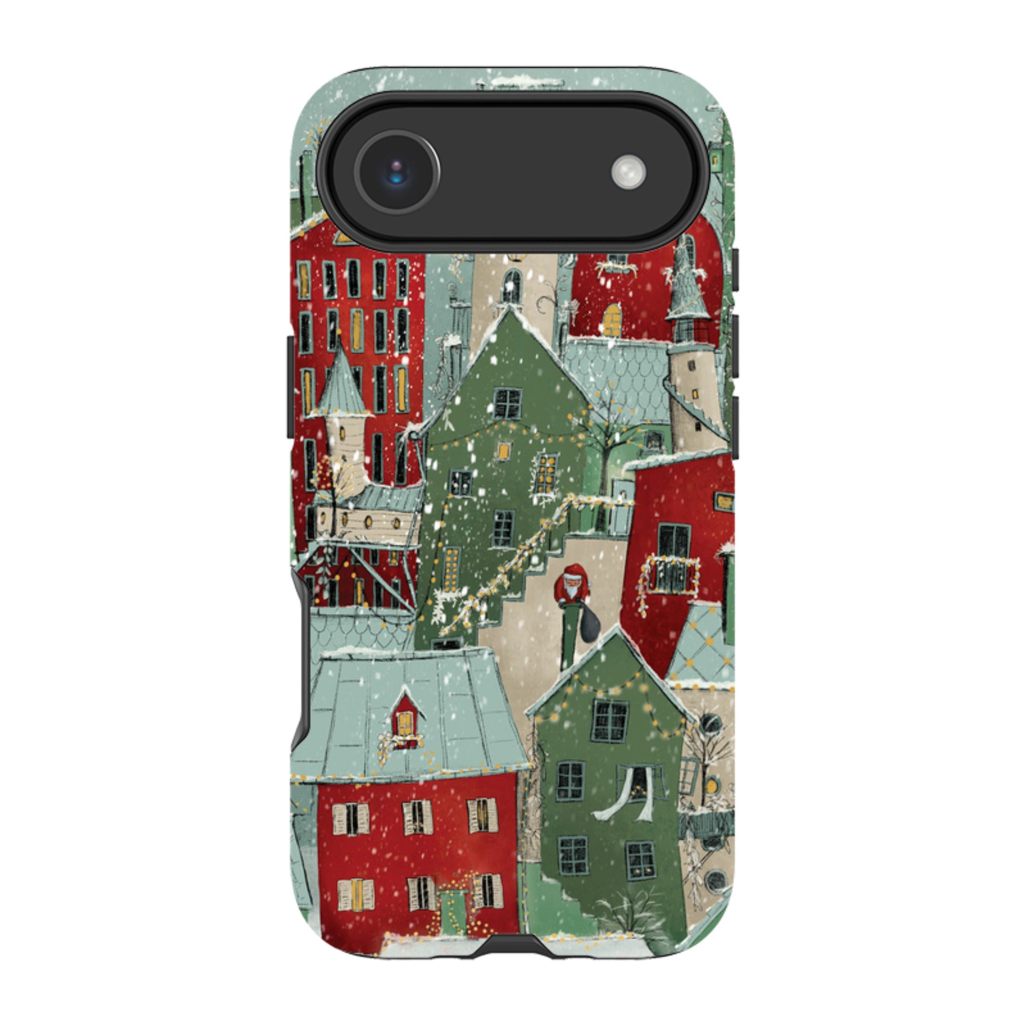 iPhone Tough Case - Citywinkles Red By Maja Lindberg