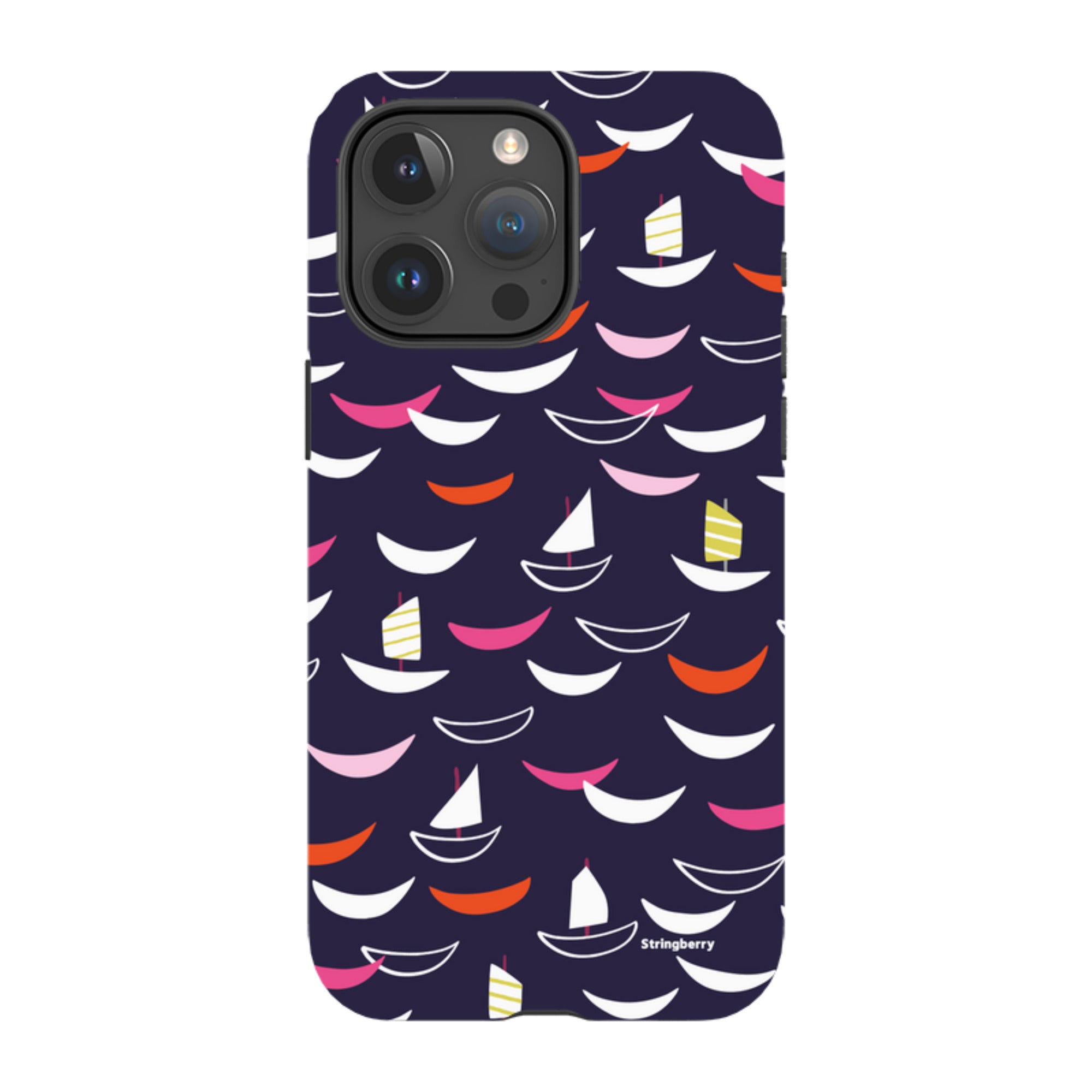 iPhone Tough Case - Little Boats By Ali Brookes