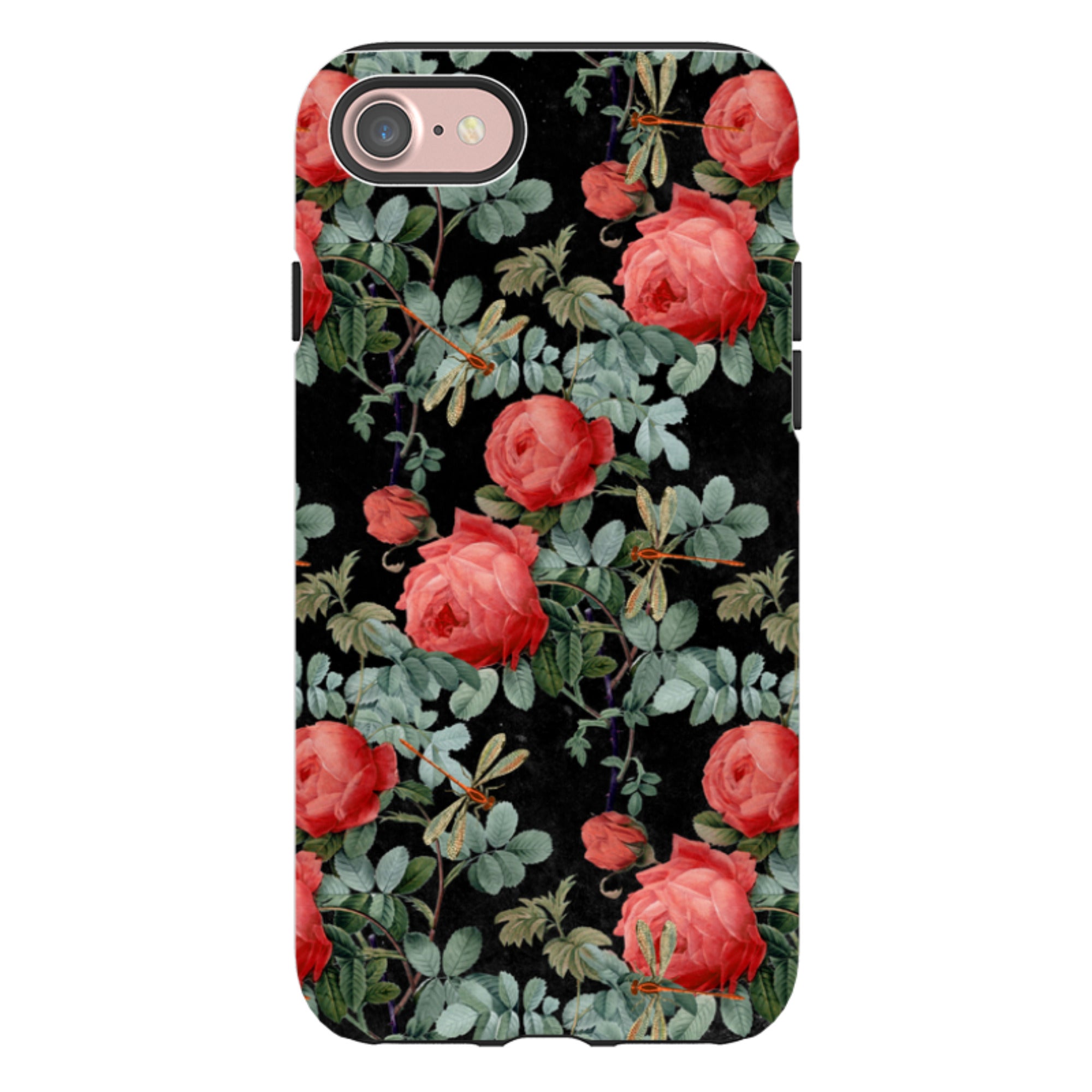 iPhone Tough Case - Dragons And Roses