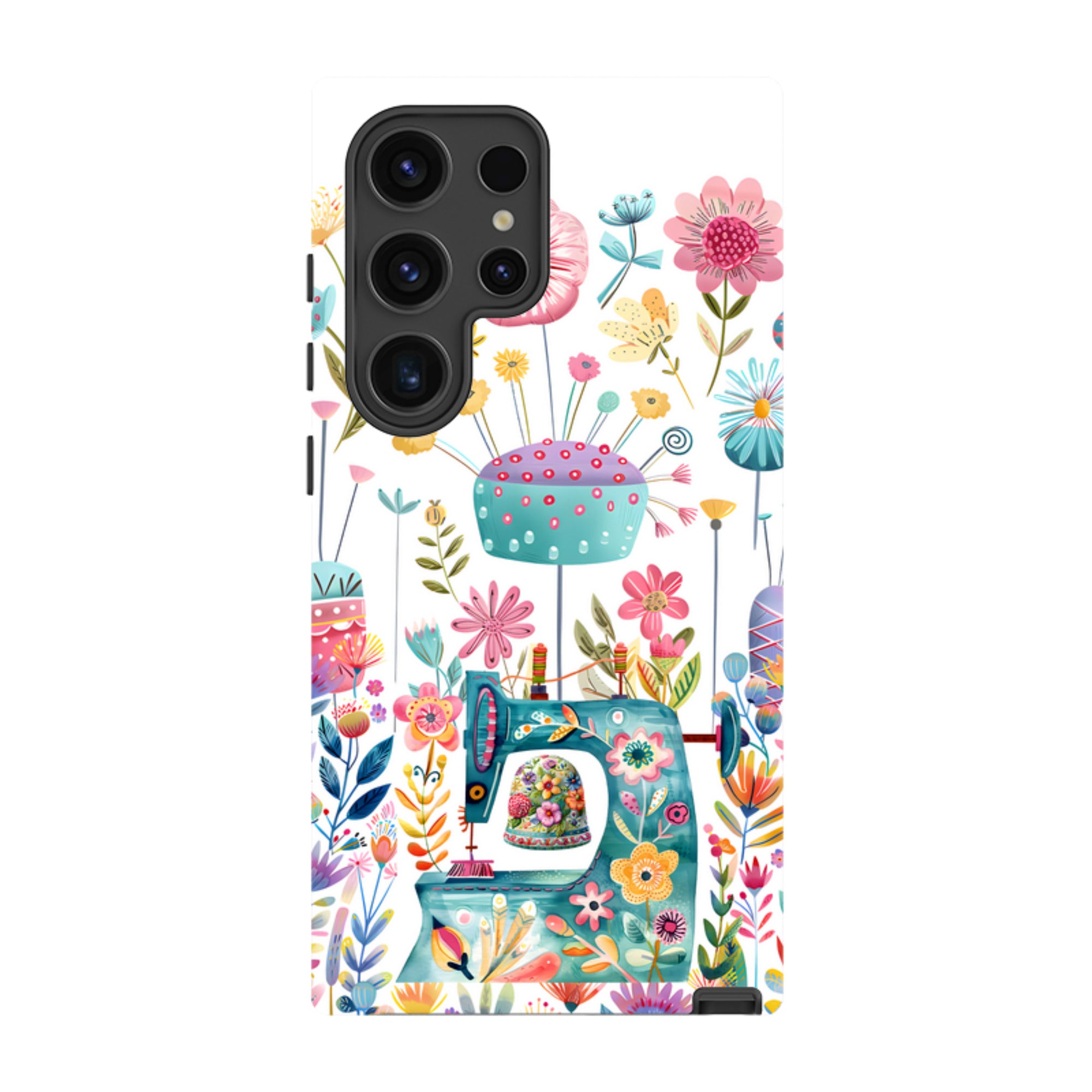 Samsung Tough  Case - Floral Sewing Machine