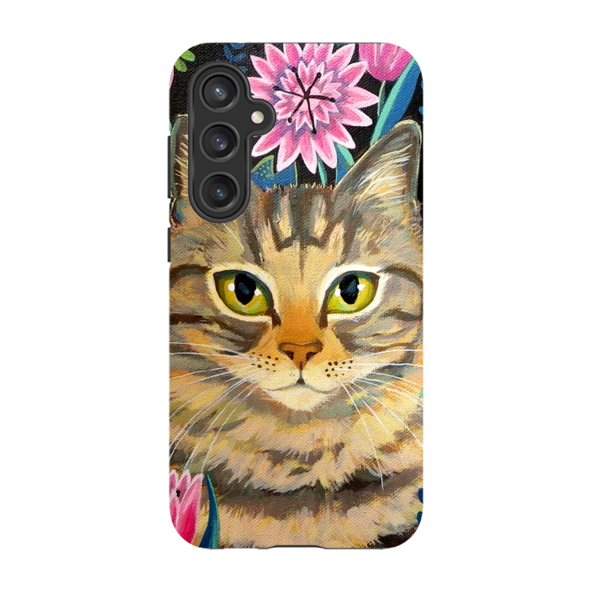 Samsung Tough Case - Tabby Cat By Mary Stubberfield