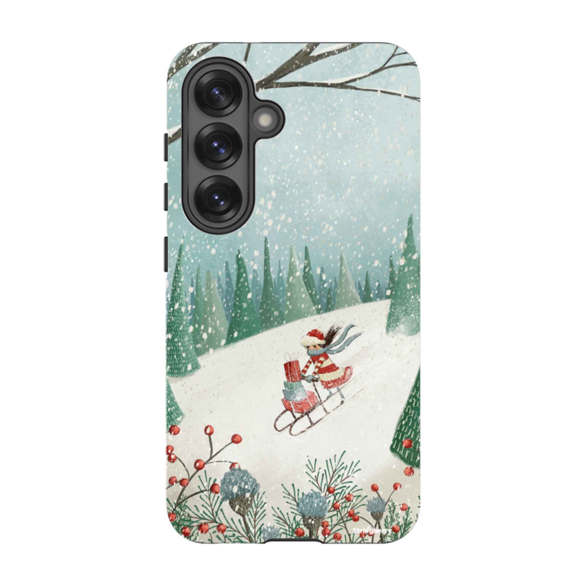 Samsung Tough Case - Sleigh Delivery By Maja Lindberg