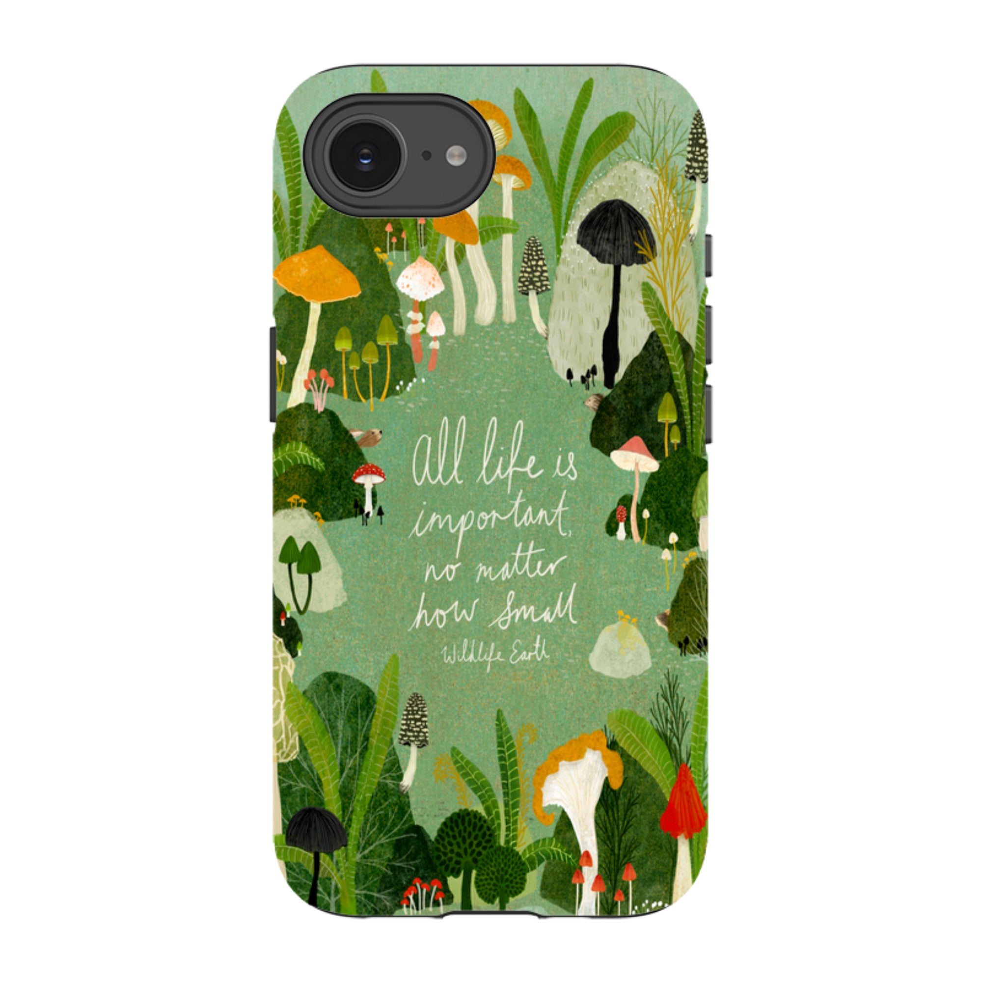 iPhone Tough Case - Wildlife Text By Katherine Quinn