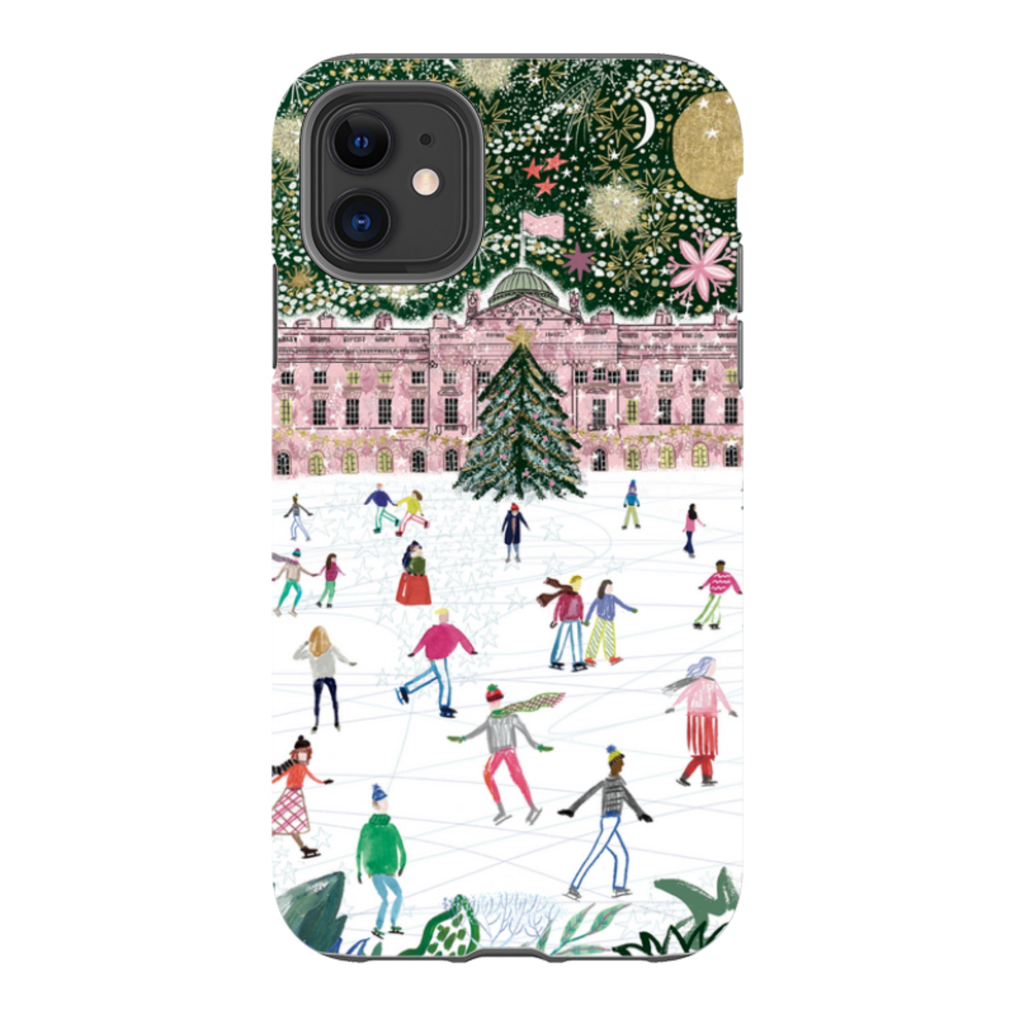 iPhone Tough Case - Skating At Somerset House By Emma Frances Grant