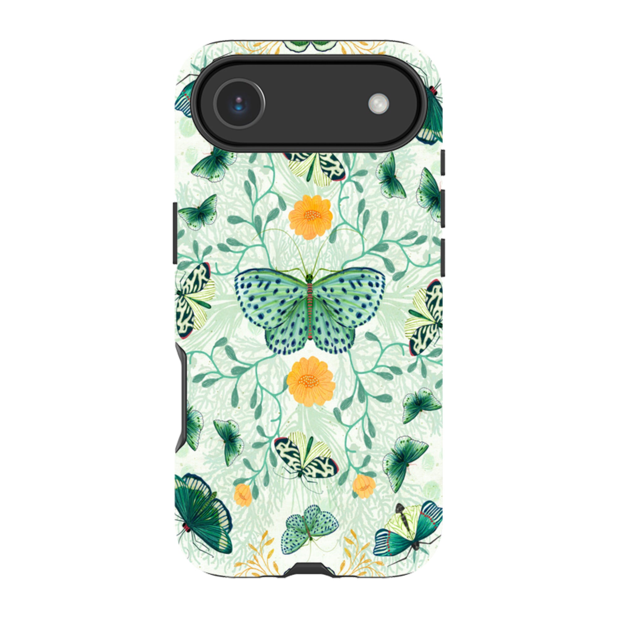 iPhone Tough Case - Medium Moths 1 By Katherine Quinn