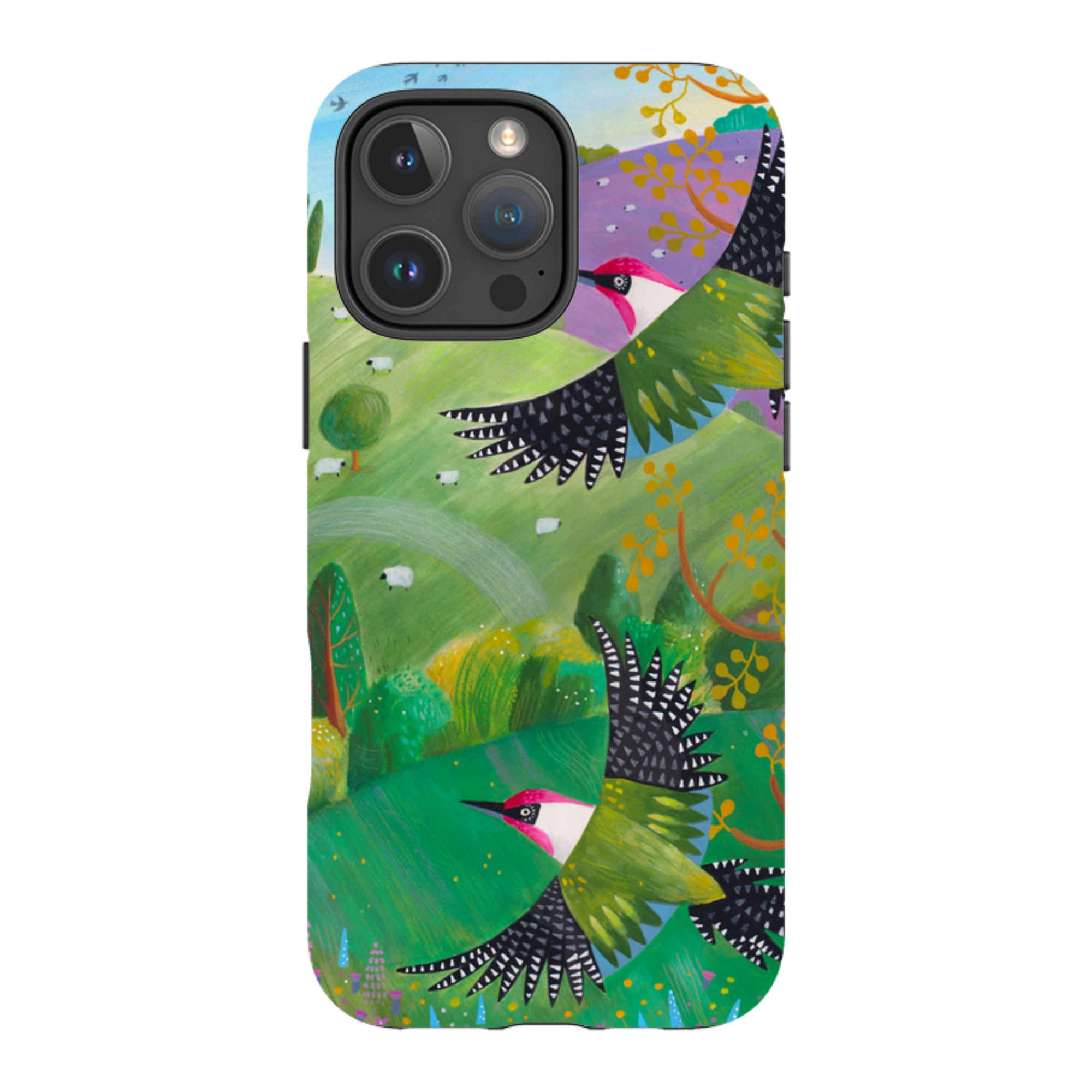 iPhone Tough Case - Woodpeckers By Bex Parkin
