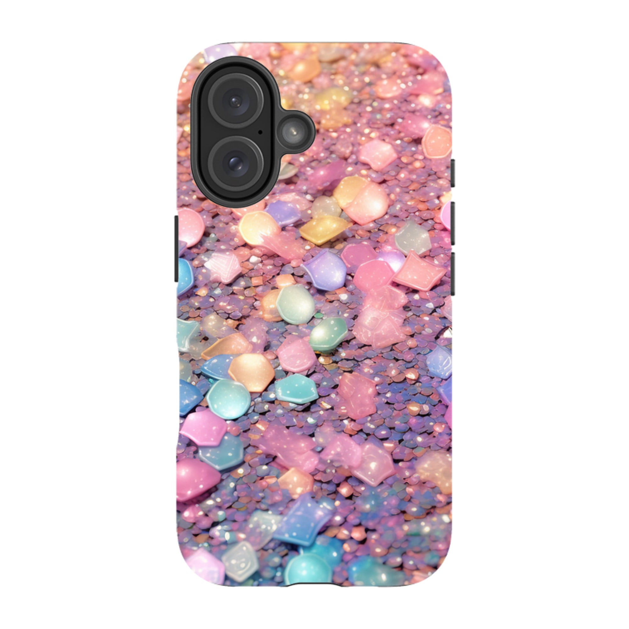 iPhone MagSafe Tough Case - Space Pebbles (case does not glitter)