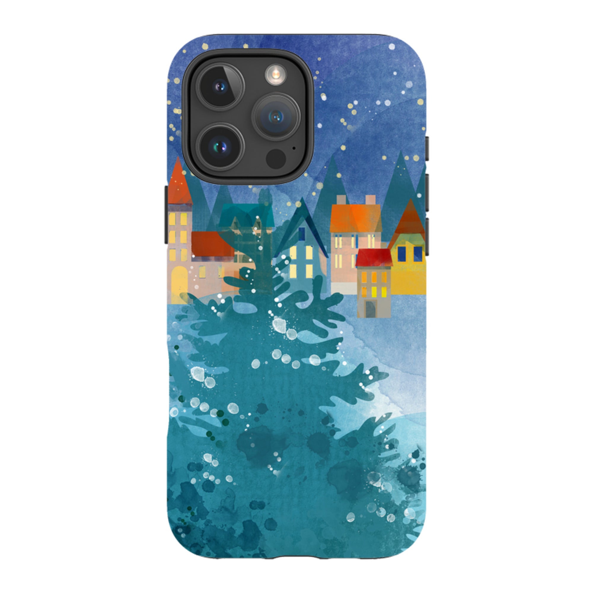 iPhone Tough Case - Winter Town