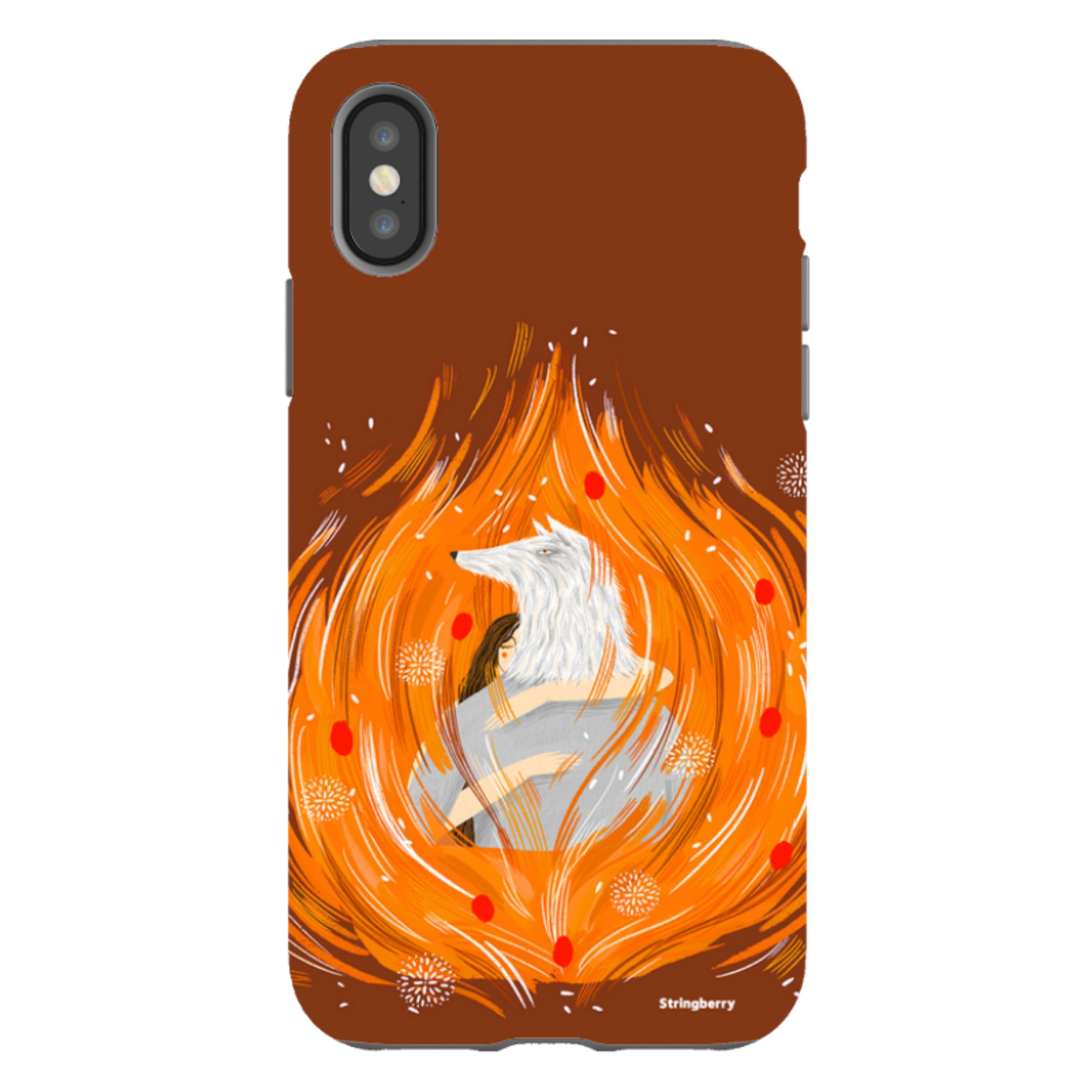 iPhone Tough Case - Fire Of Us By Madalina Andronic