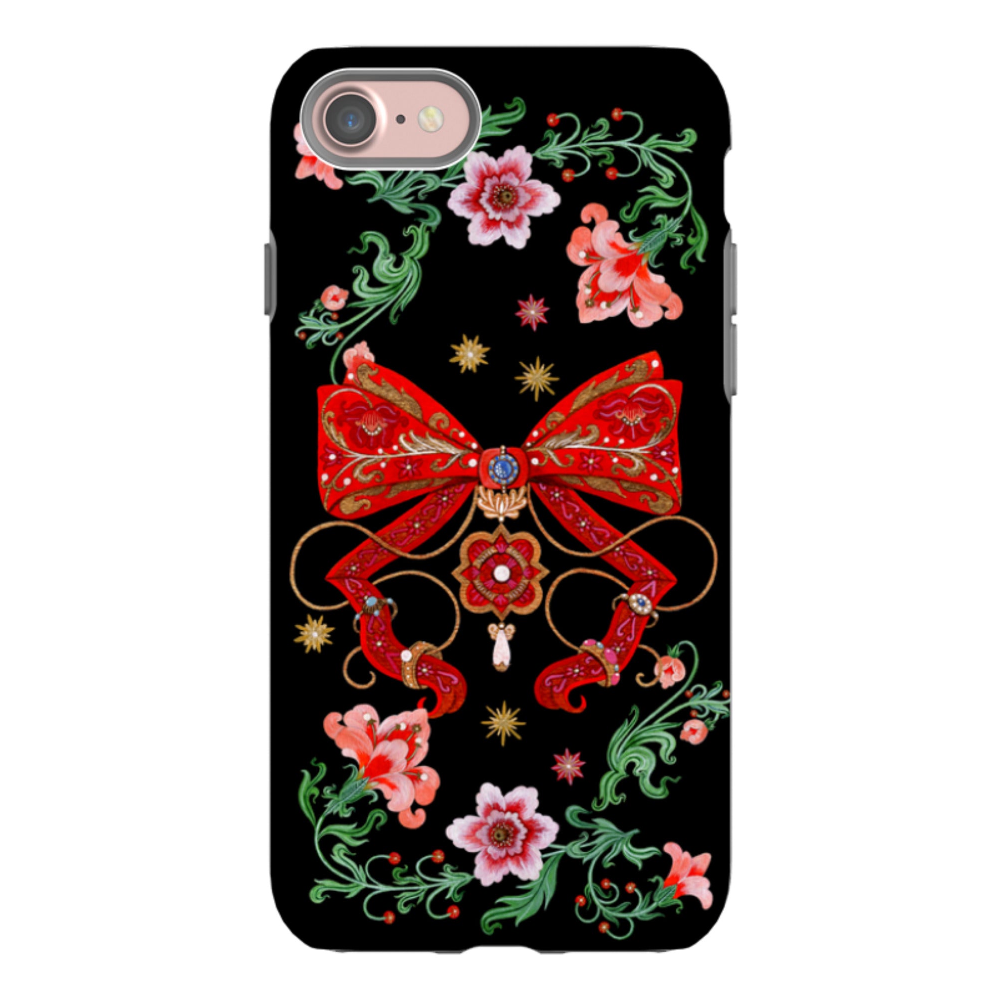 iPhone Tough  Case - Five Gold Ring By Maria Matos