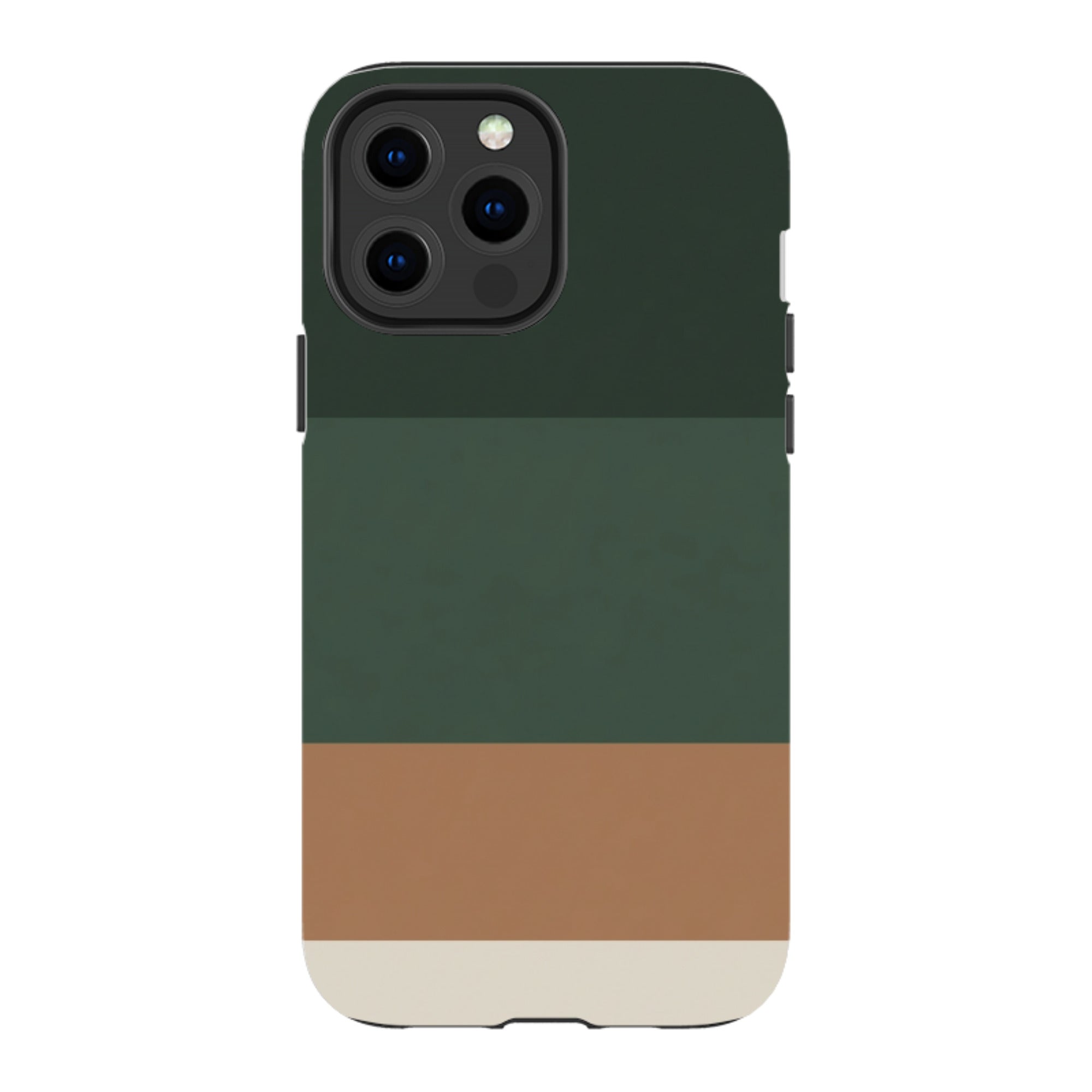 iPhone Tough Case - Terracotta and Green Gradient