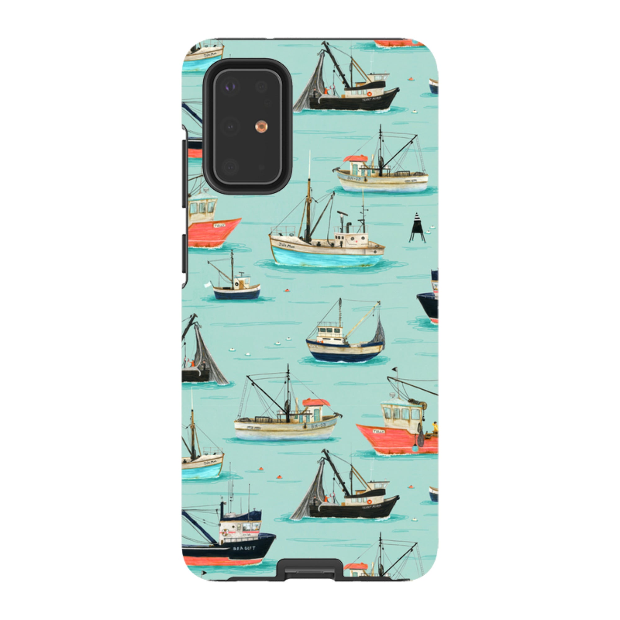 Samsung Tough Case - Fishing Boats By Katherine Quinn