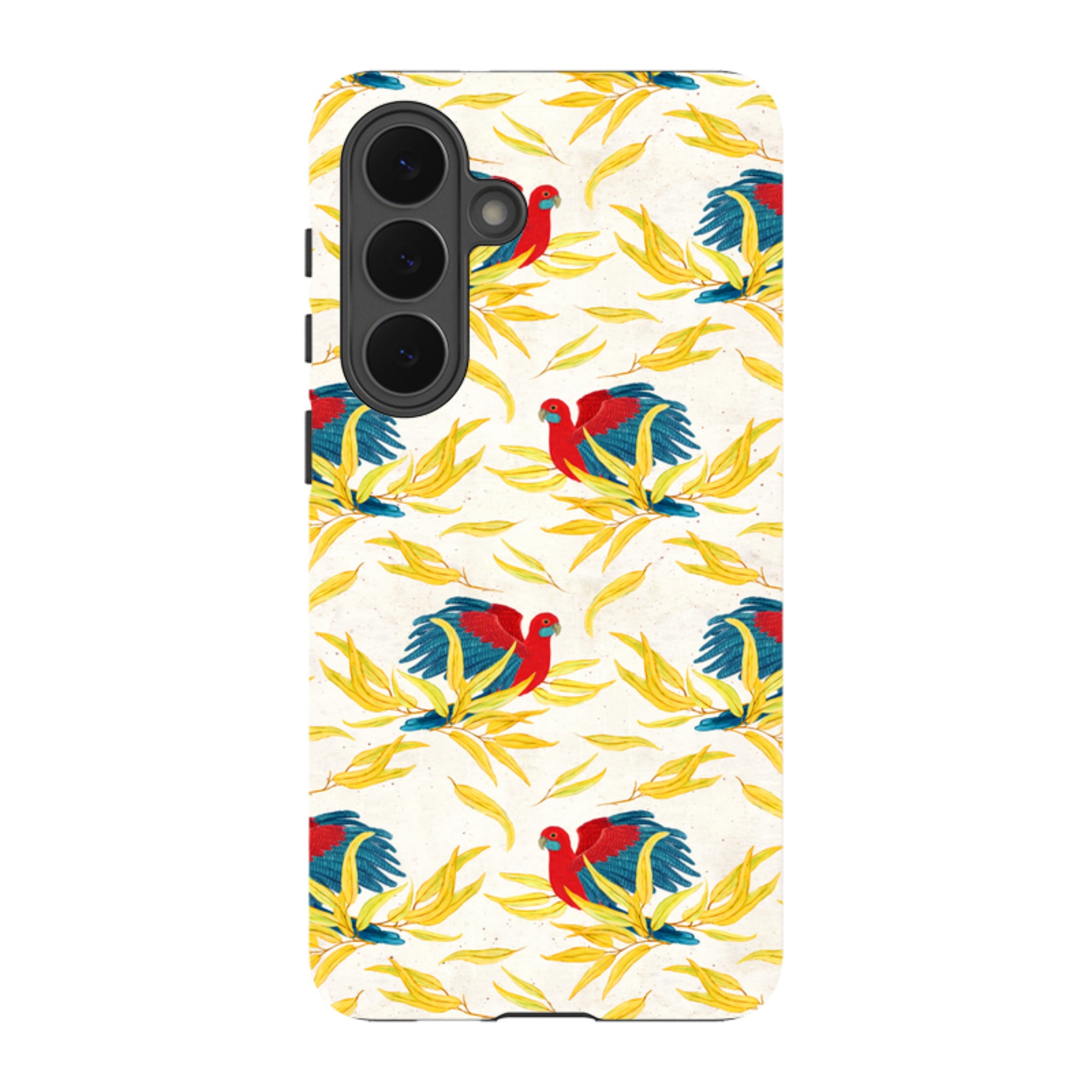 Samsung Tough Case - Crimson Rosella By Katherine Quinn