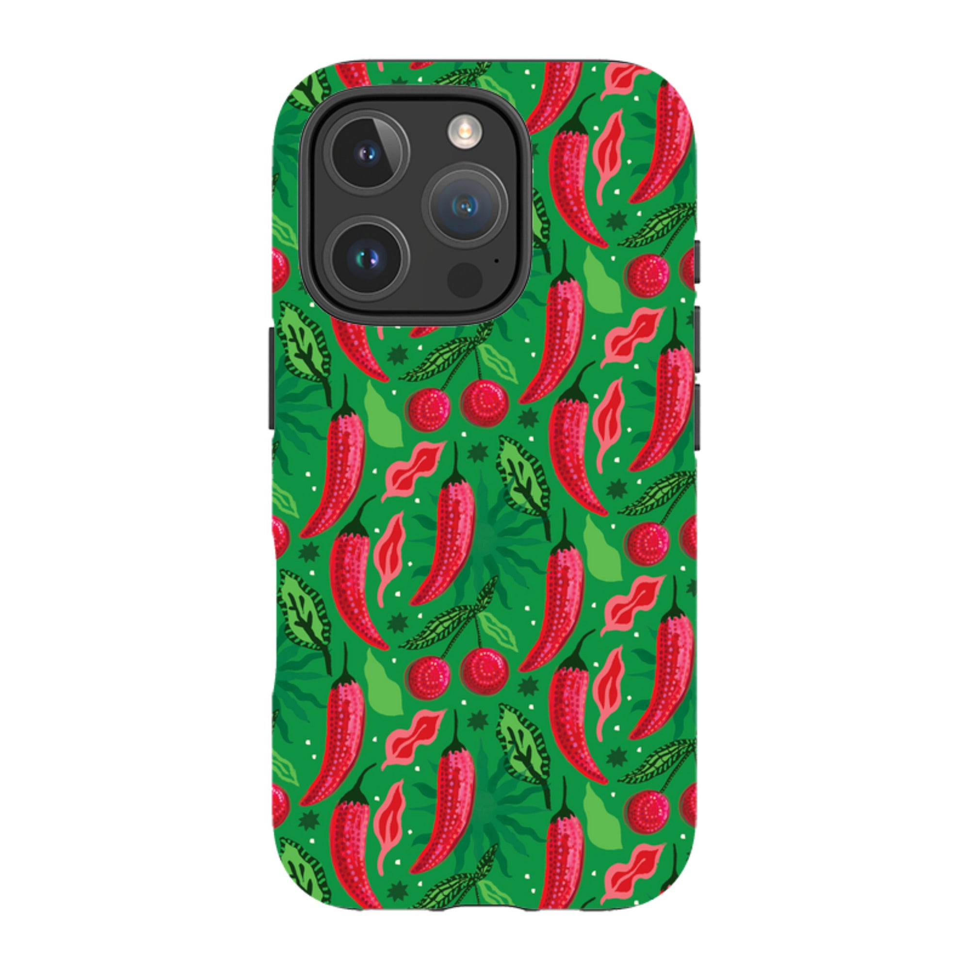 iPhone MagSafe Tough Case - Chilli Cherry By Emma Frances Grant