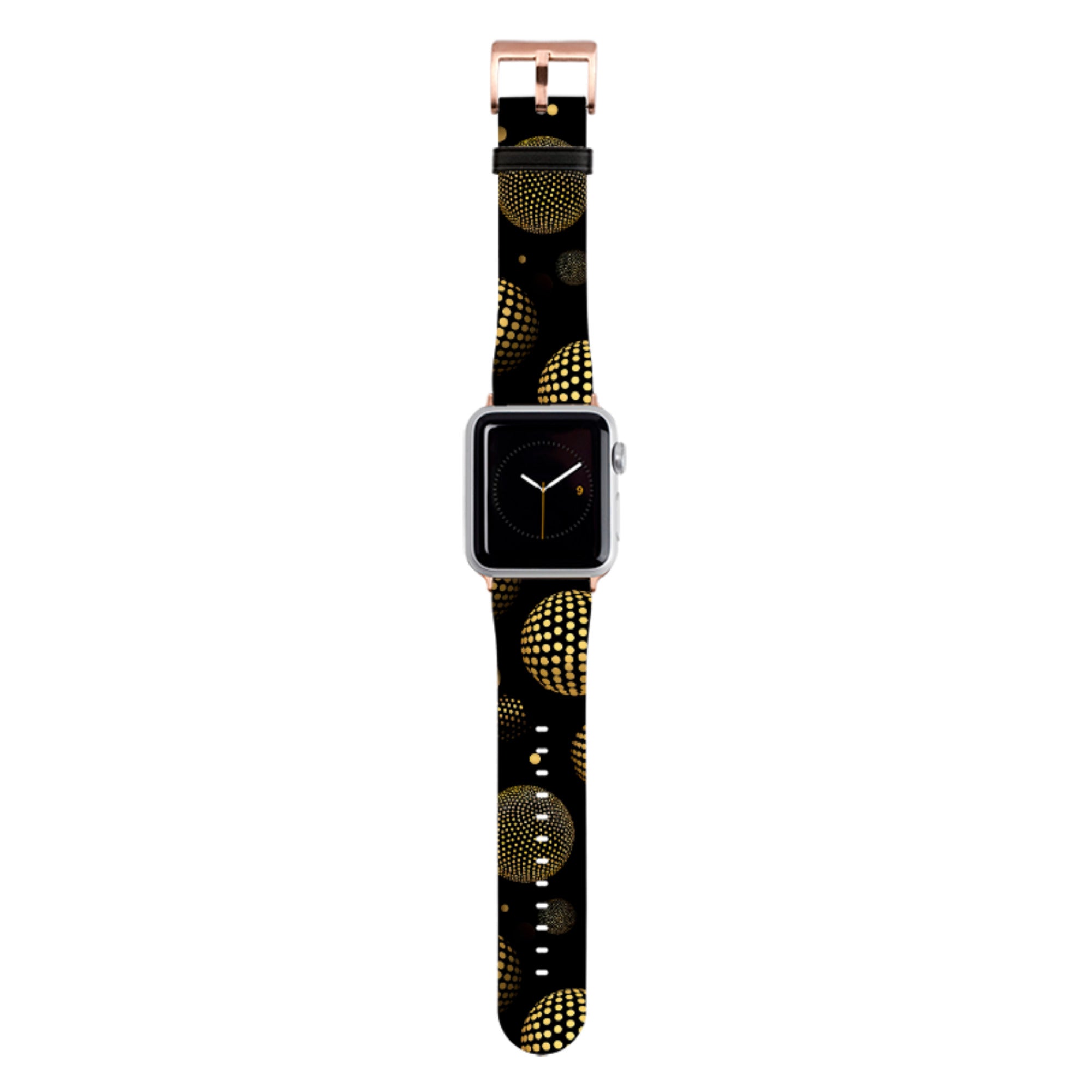 Dark Polka Apple Watch Strap