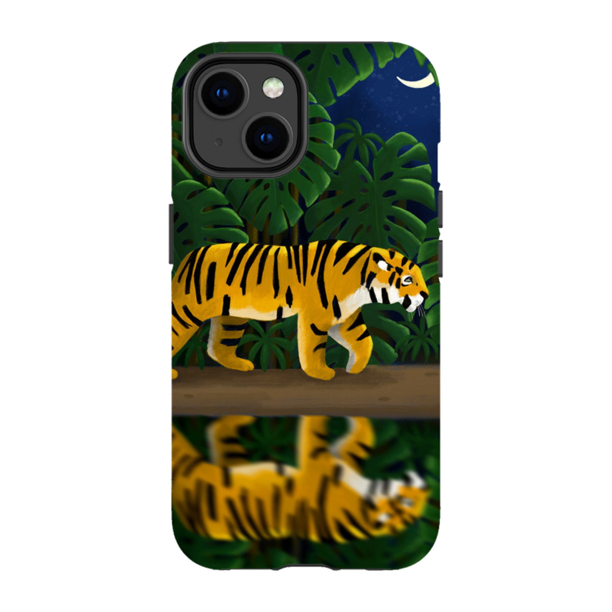 iPhone MagSafe Tough Case - Tiger Night By Bex Parkin