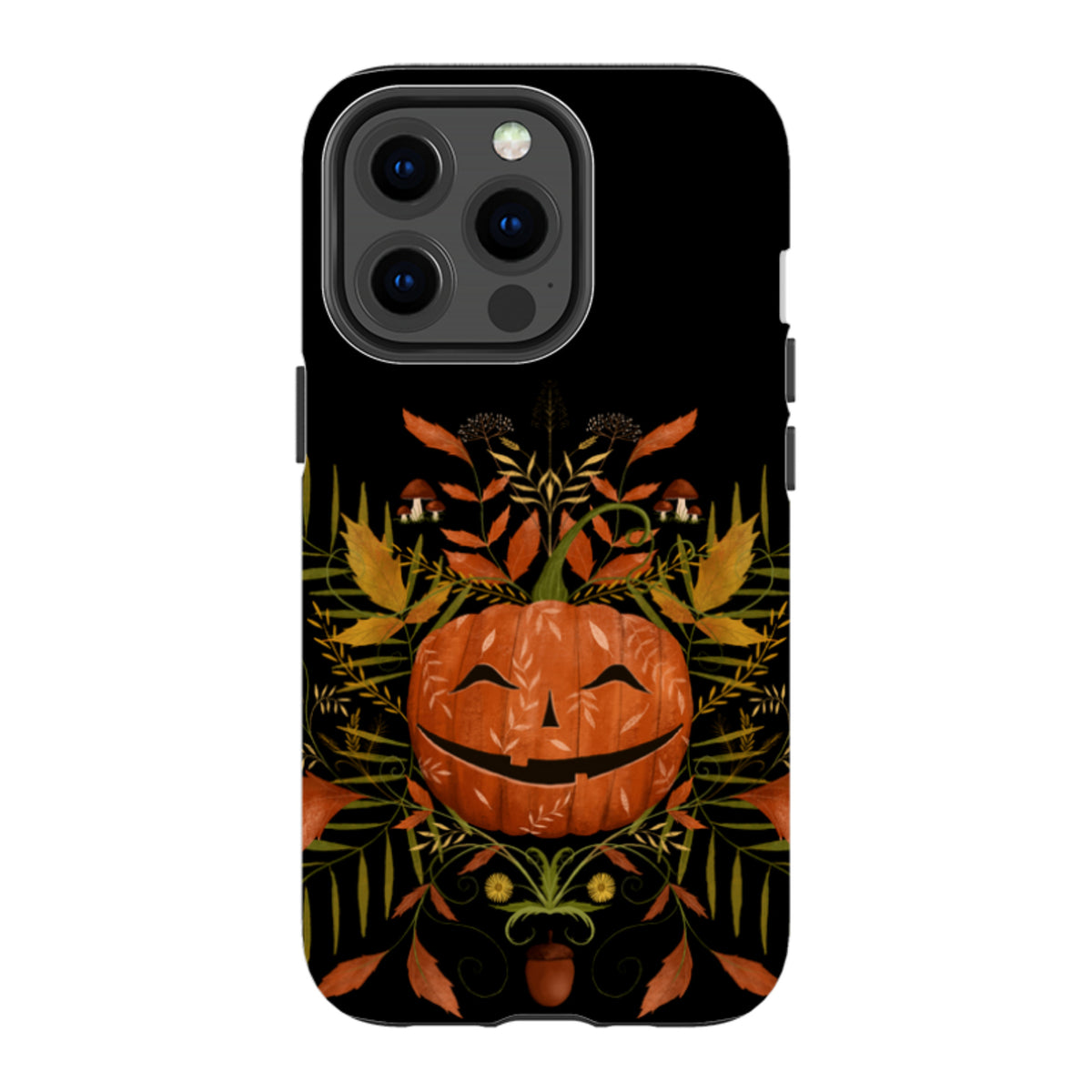 iPhone Tough Case - Happy Pumpkin By Maja Lindberg