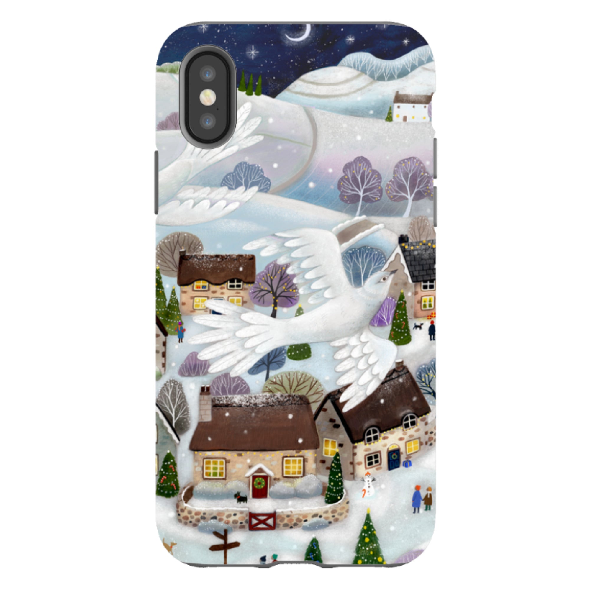 iPhone Tough Case - Advent Doves By Bex Parkin