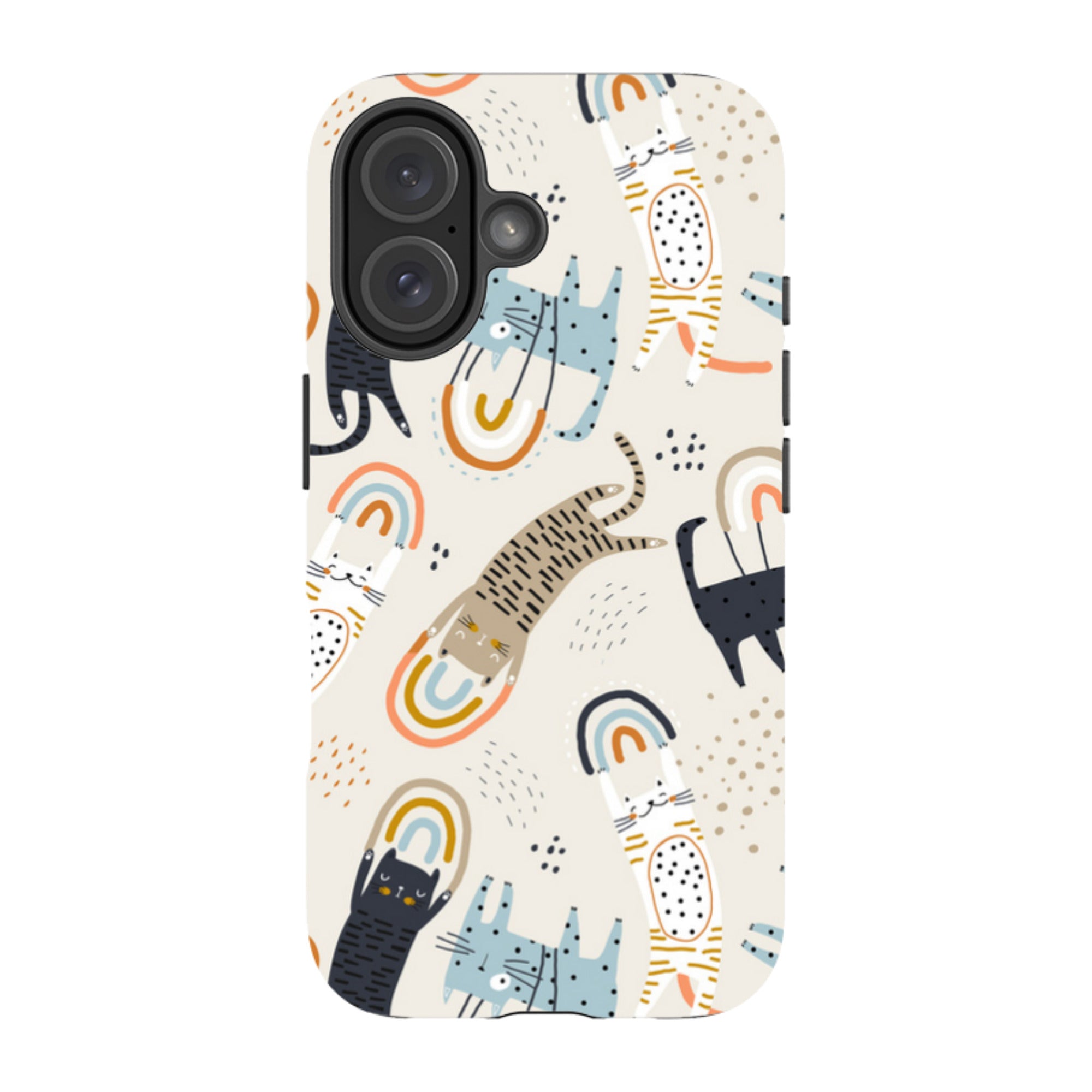iPhone MagSafe Tough Case - Rainbow Cats