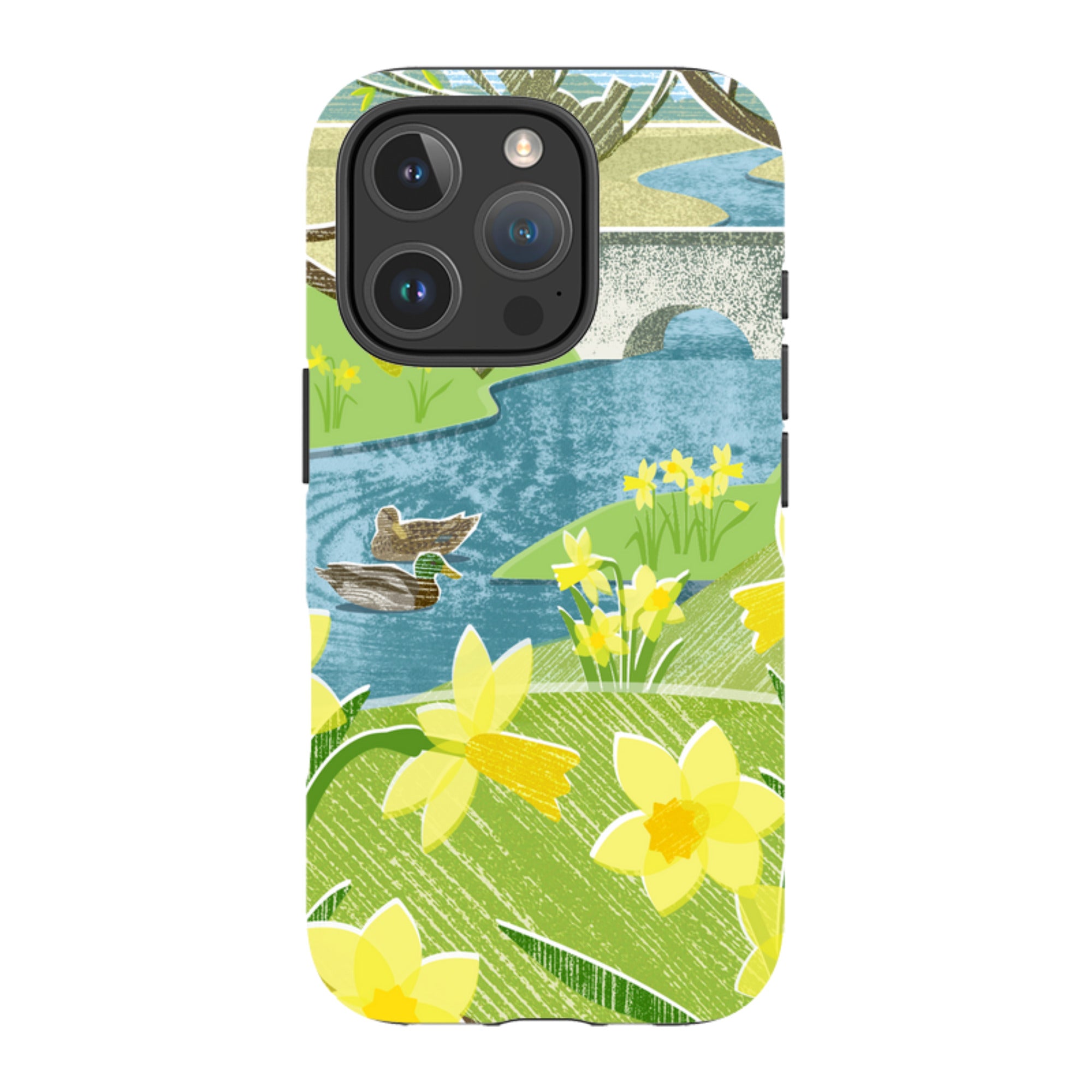 iPhone MagSafe Tough Case -  Daffs and Ducks By Liane Payne