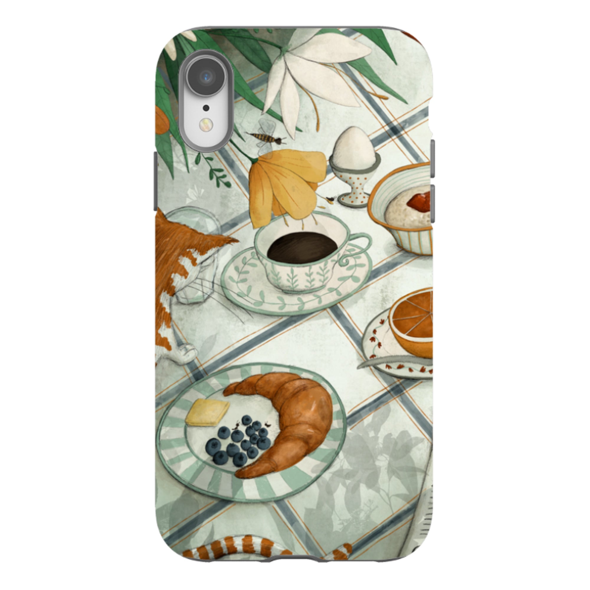 iPhone Tough Case - Hungry Friends By Maja Lindberg