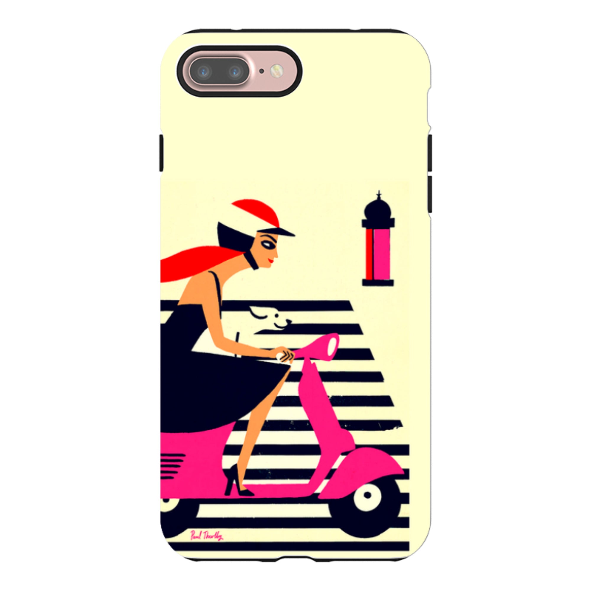 iPhone Tough Case - Vespa By Paul Thurlby