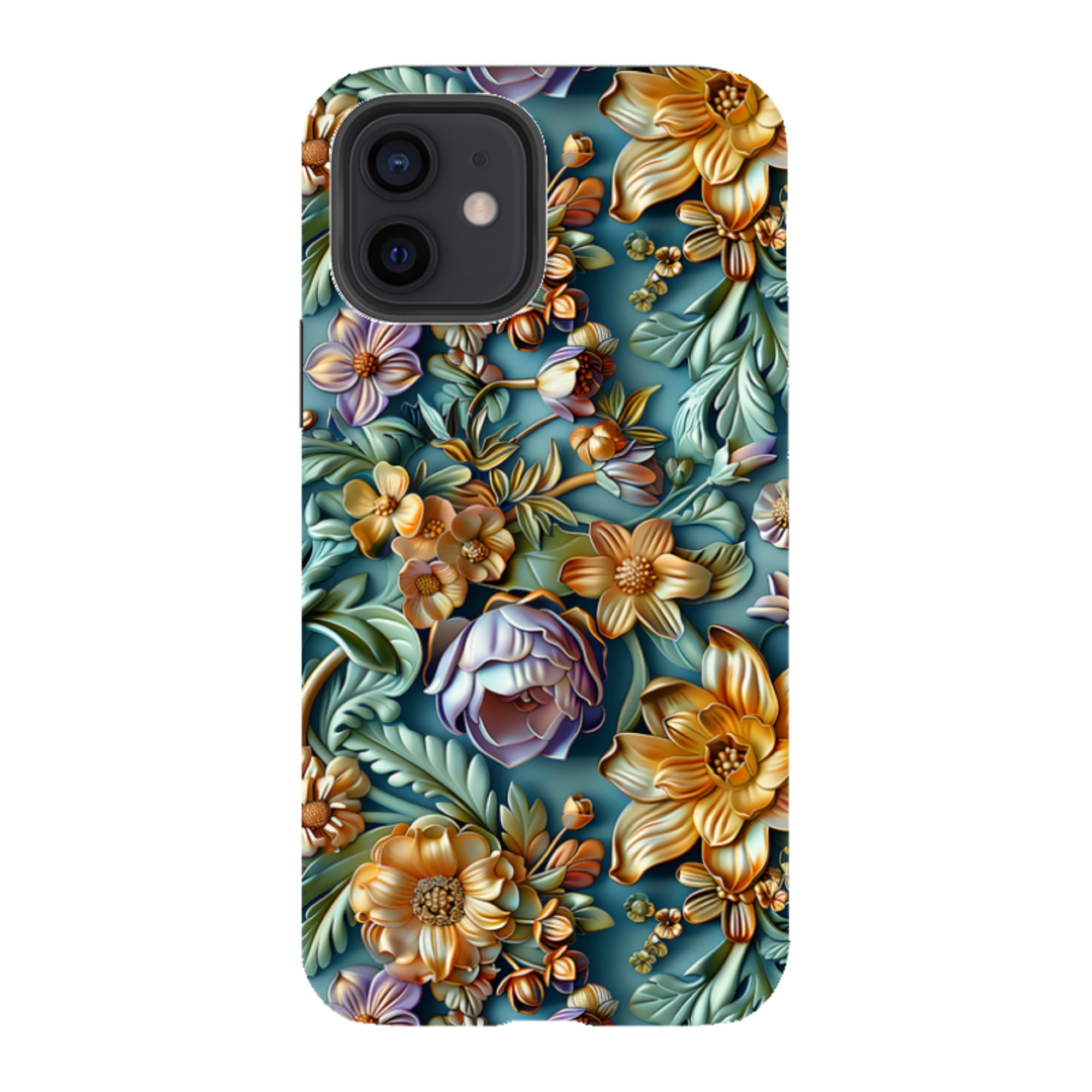 iPhone Tough Case -Sage Floral