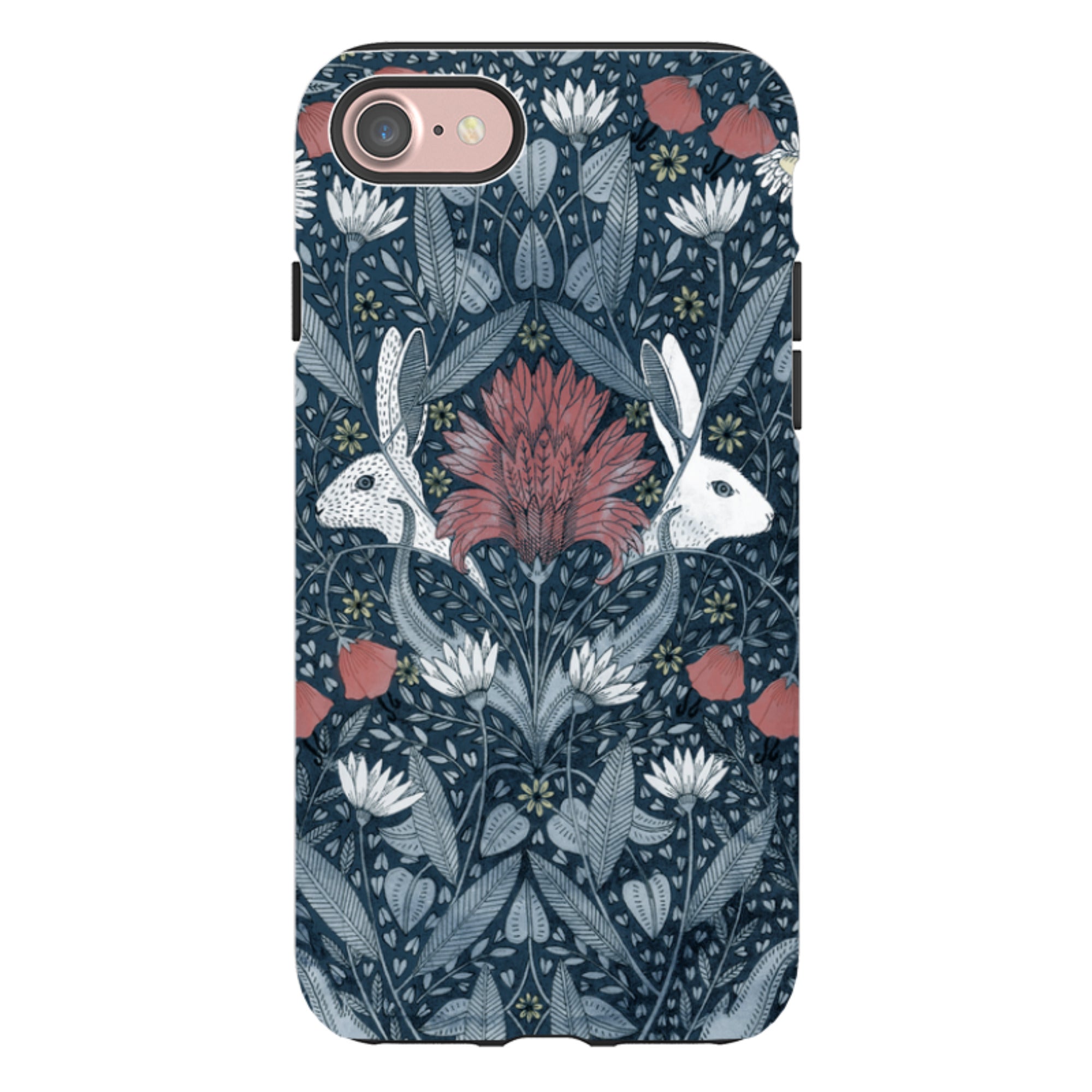 iPhone Tough Case - Two Rabbits By Maria Matos