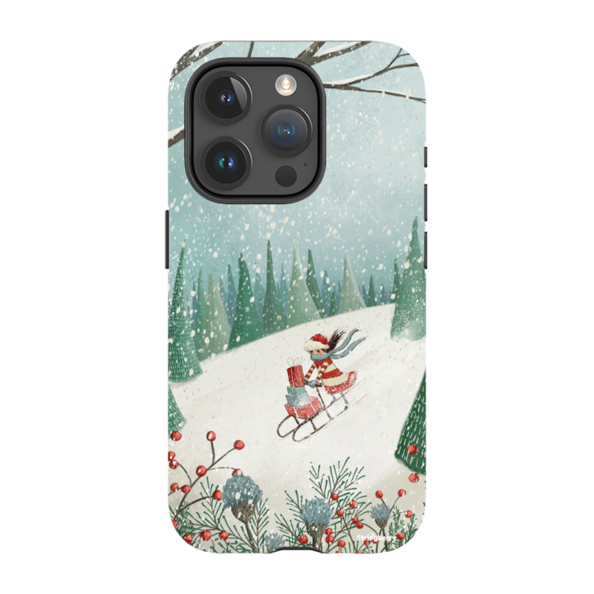 iPhone MagSafe Tough Case - Sleigh Delivery By Maja Lindberg
