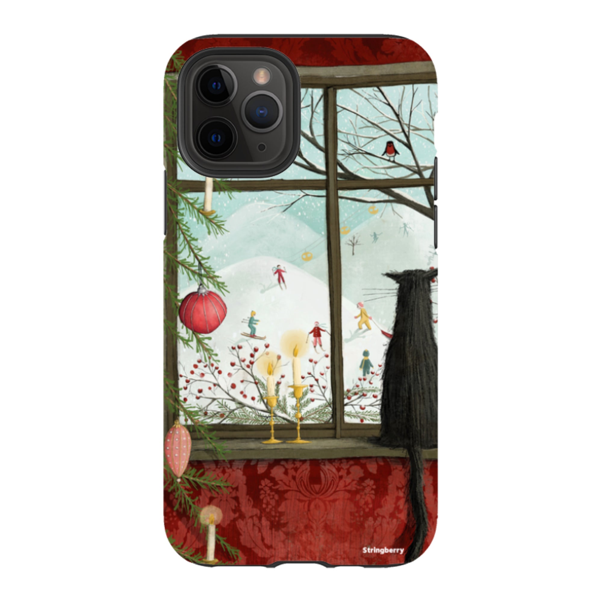 iPhone Tough Case - Christmas Window By Maja Lindberg