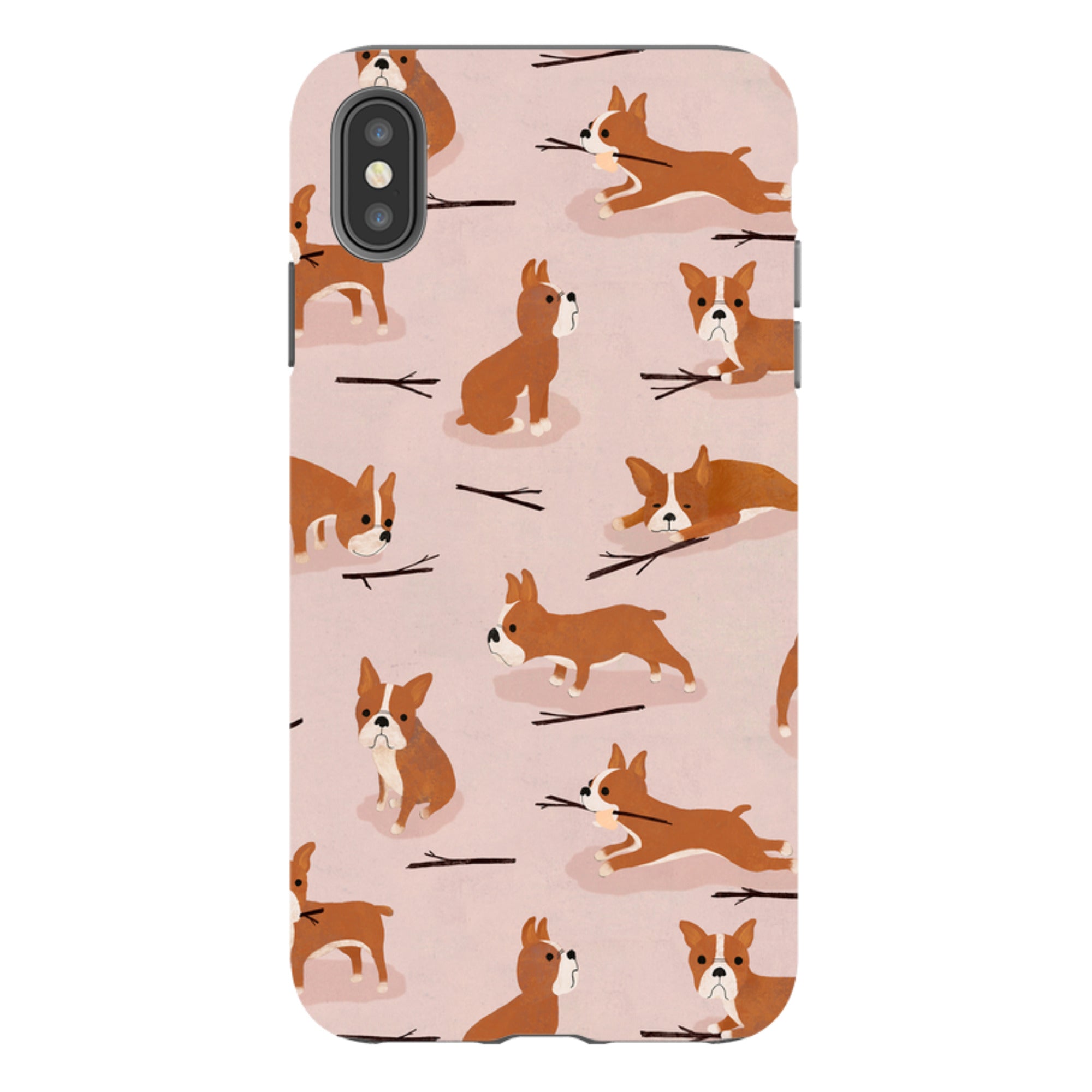 iPhone Tough Case - Boston Terrier By Katherine Quinn