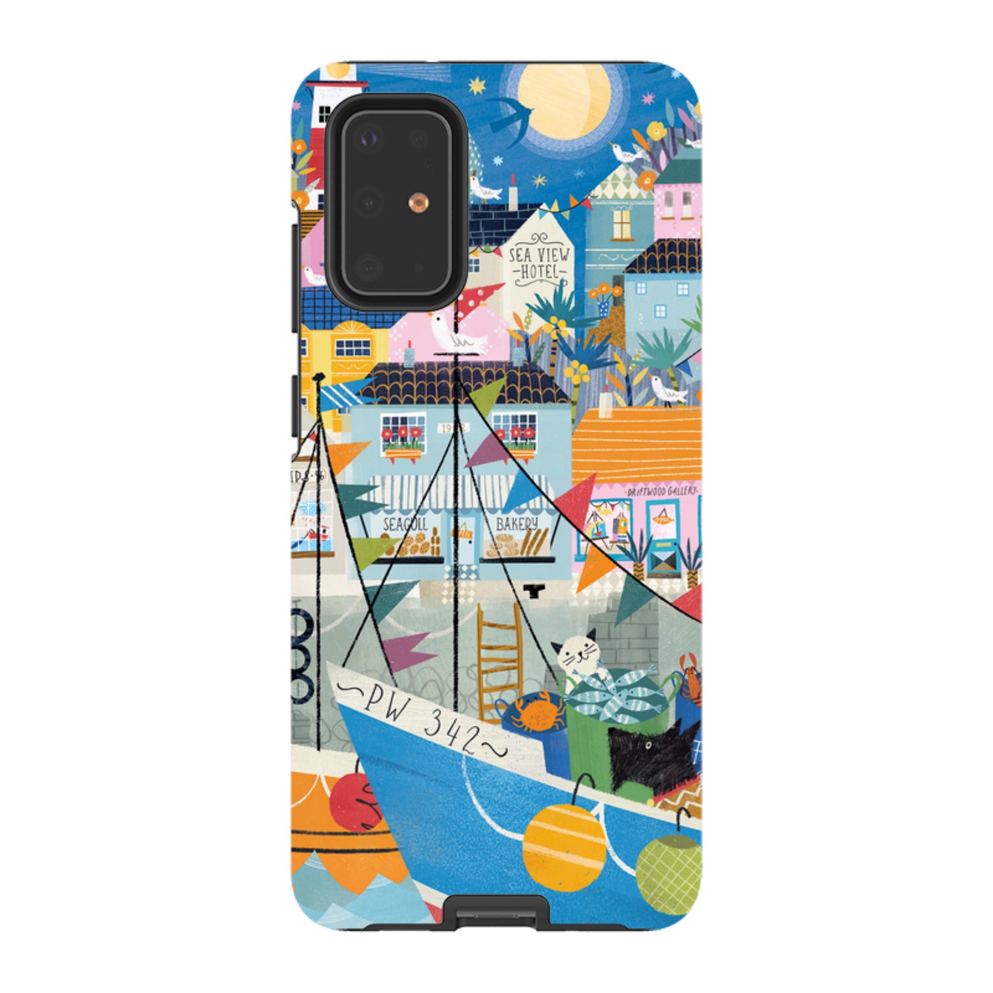Samsung Tough  Case - Night Harbour 1 By Ali Brookes