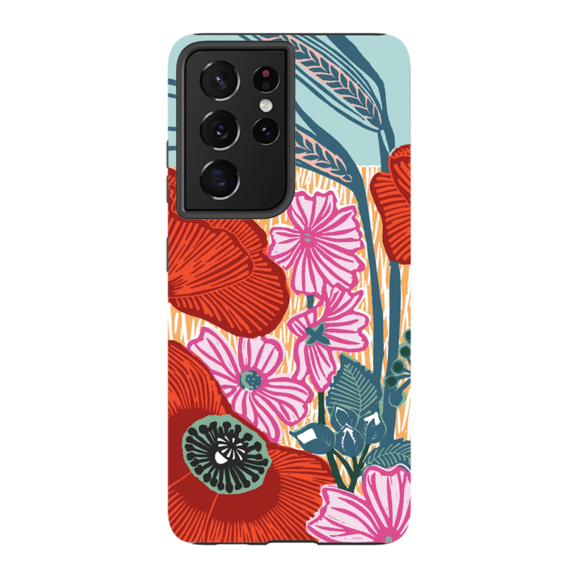 Samsung Tough Case - Wild Poppies By Kate Heiss